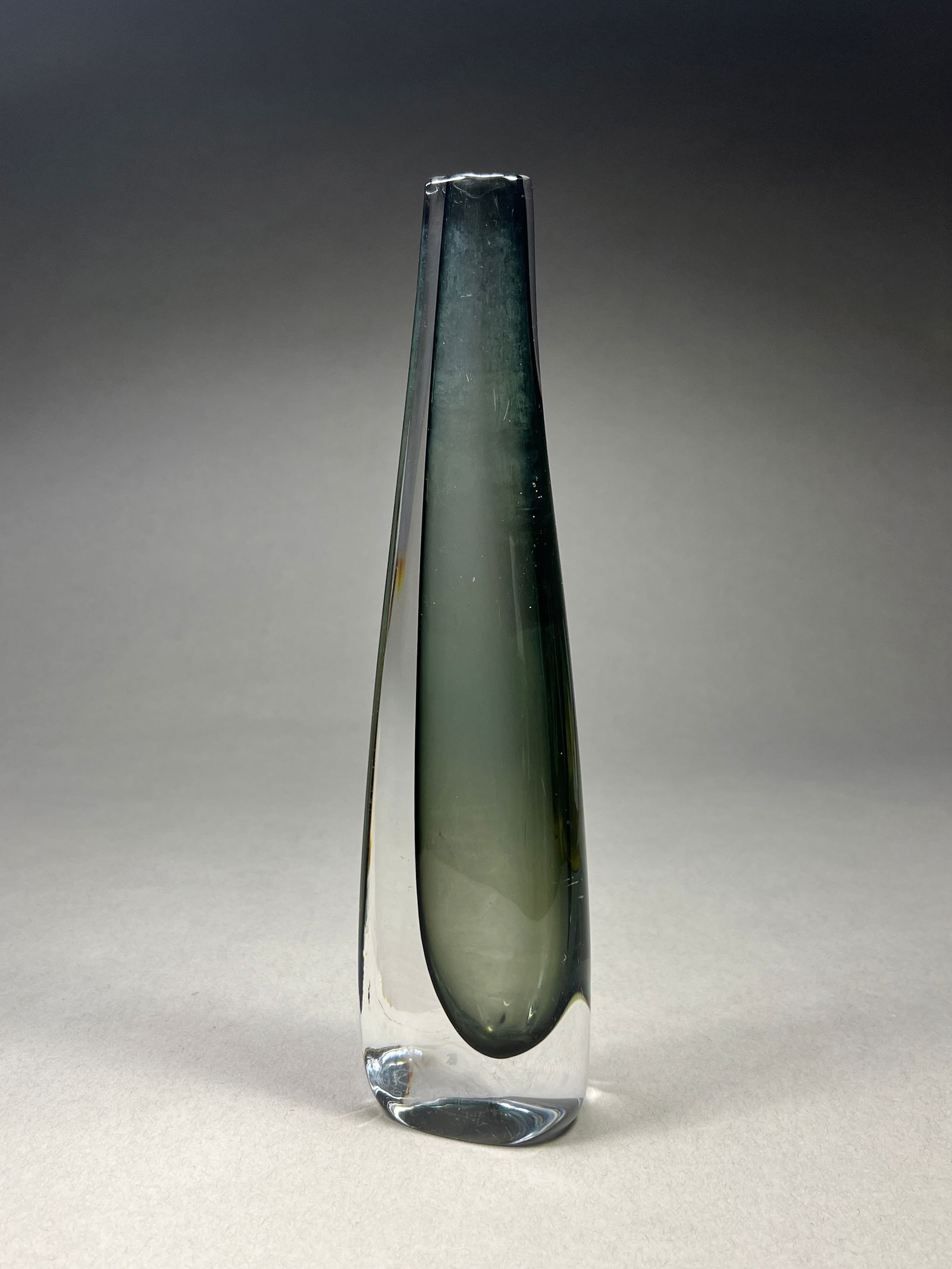 Nils Landberg "Dusk" Sommerso Glass Vase for Orrefors - c.1960 (1 of 5)