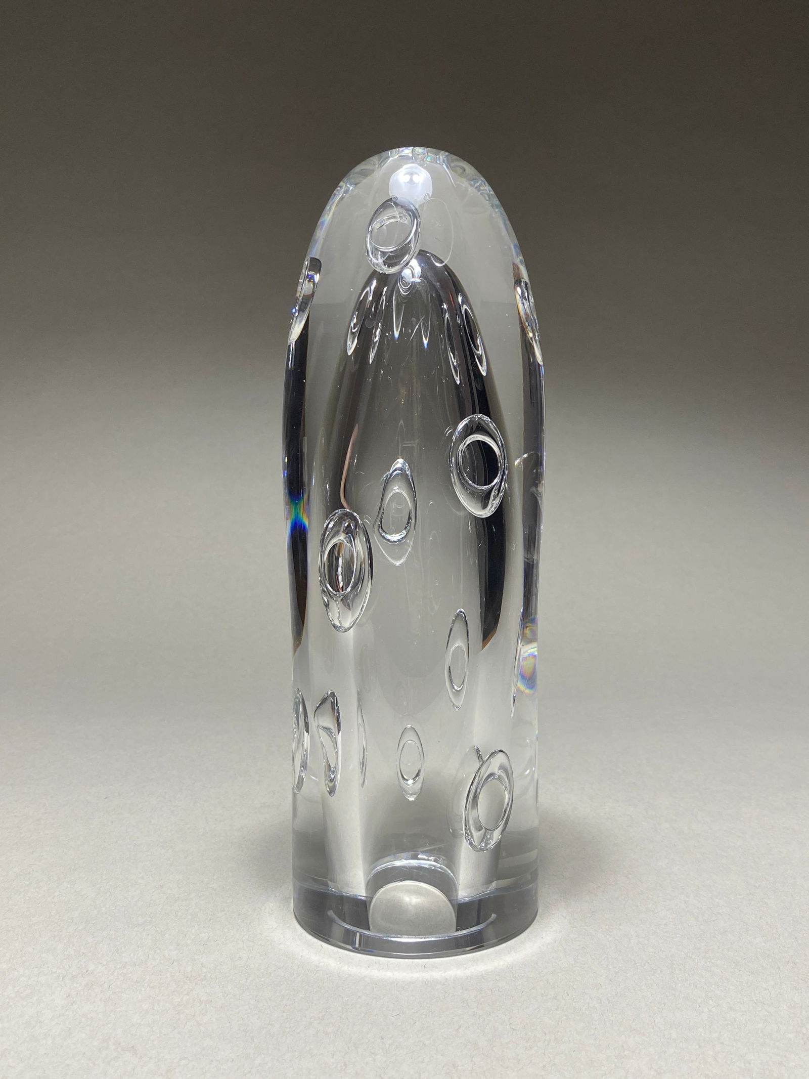 Celestial Lens Modernist Optical Art Glass Sculpture, 1960-1970 (1 of 1)