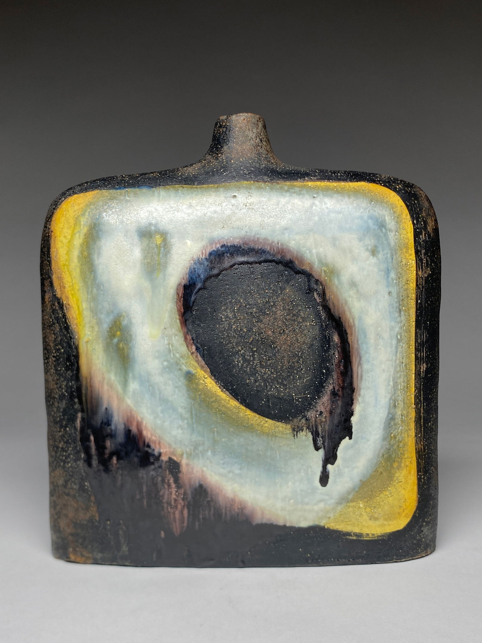 Marcello Fantoni Glazed Ceramic Abstract Modernist Vase for Raymor - 1960s (1 of 9)