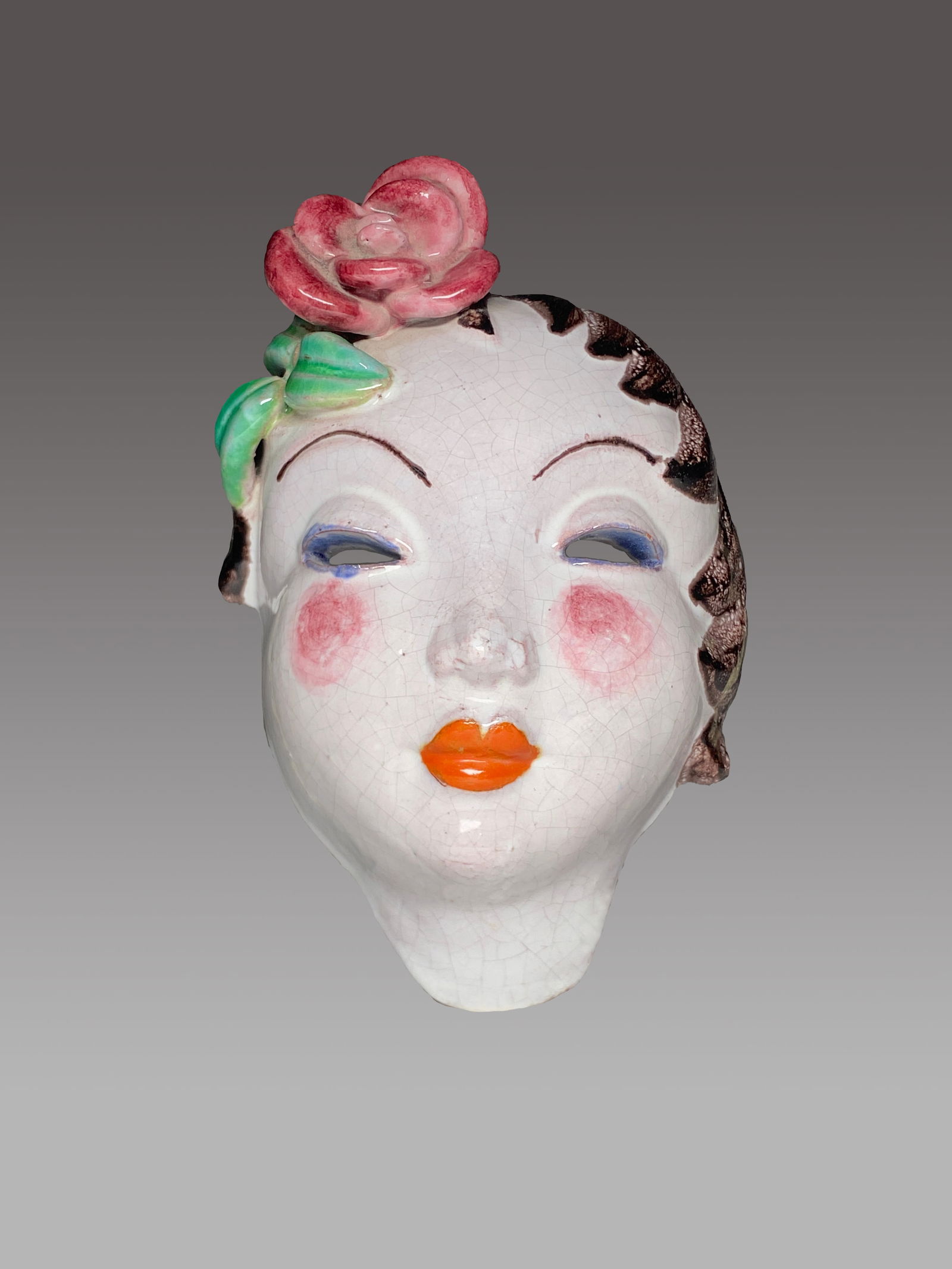 Walter Bosse Ceramic Wall Mask - circa 1928 (1 of 4)