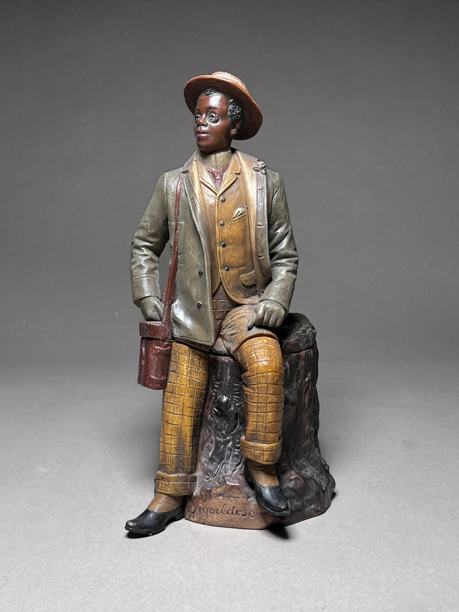 Americana Style Ceramic Humidor Jar by Johann Maresch (1 of 5)