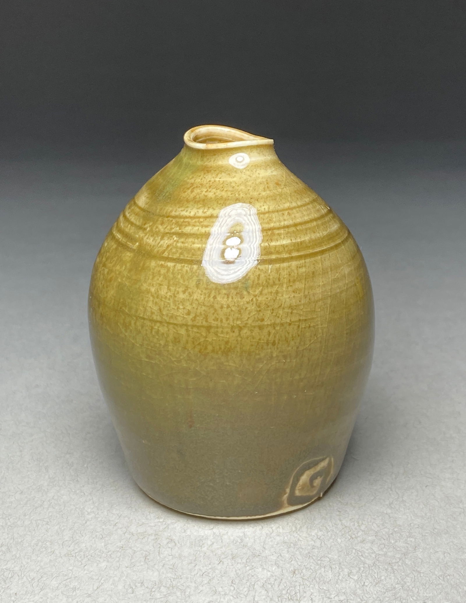 Asian Influenced Studio Ceramic Vessel with Decorative Motif, 1970s (1 of 4)