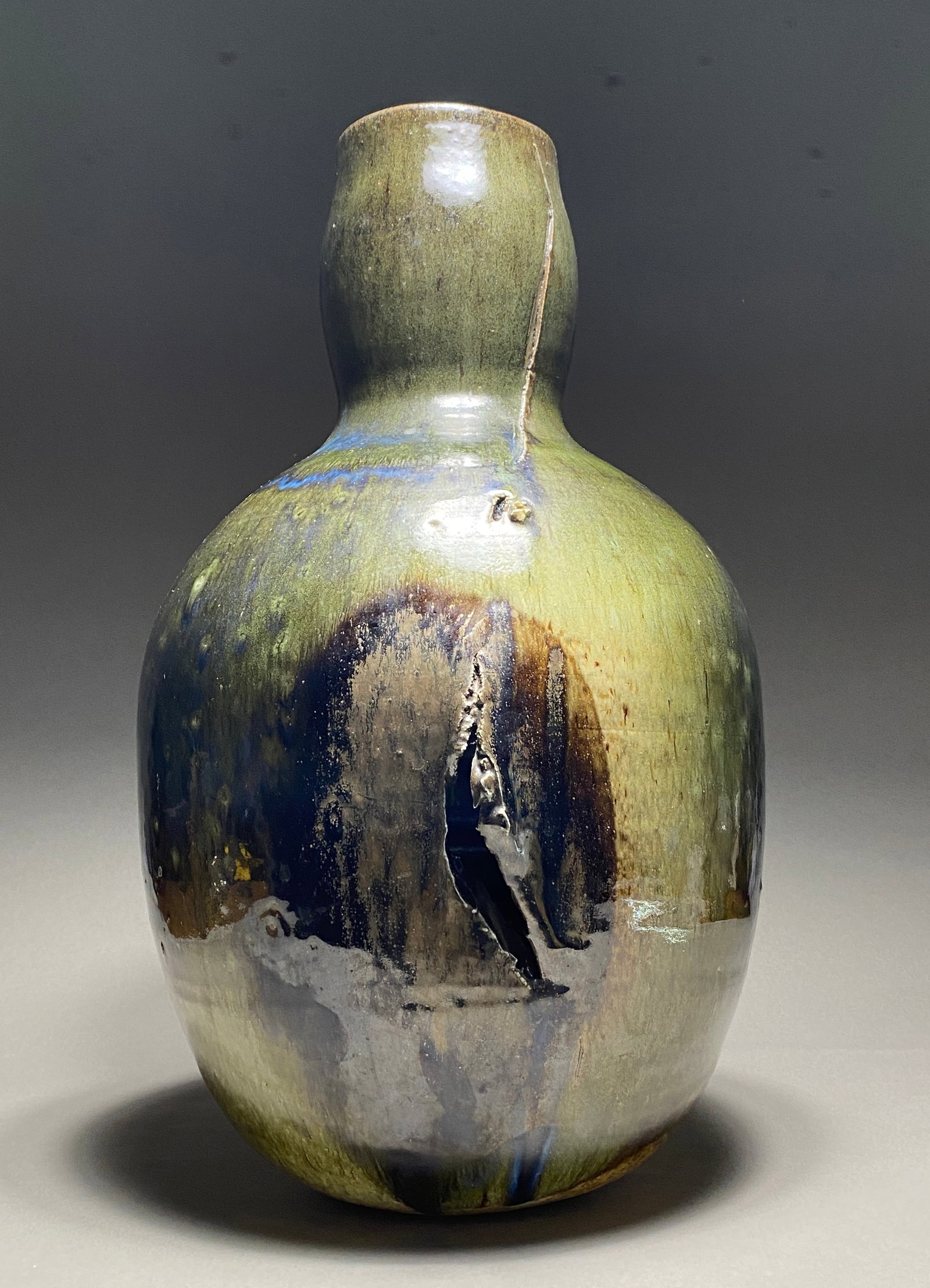 "Embrace of Imperfection" 20th Century Studio Ceramics vase (1 of 7)