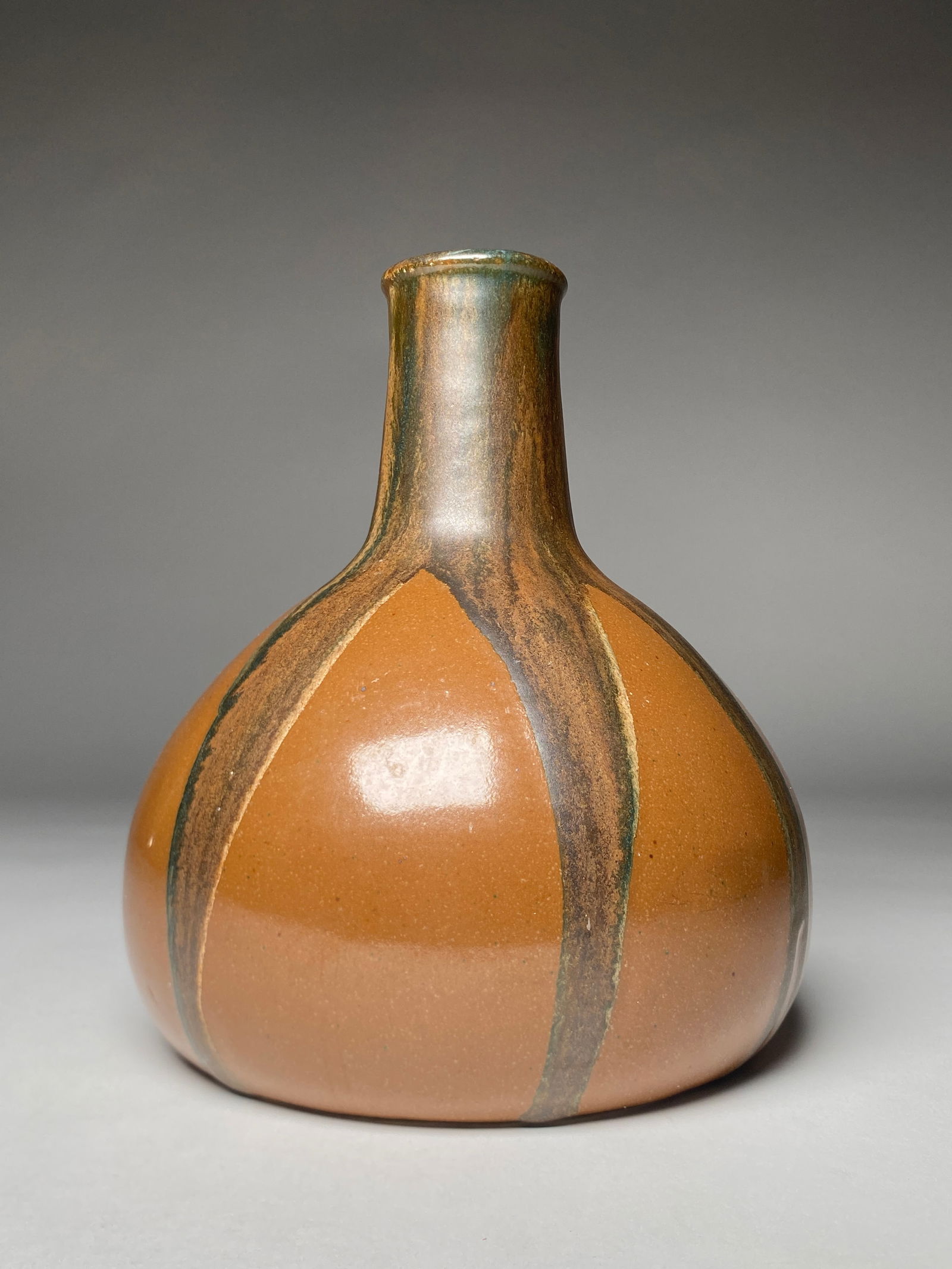 Jean-Marie Pointu Stoneware Vase with Drip Glaze - Late 19th/Early 20th Century (1 of 3)