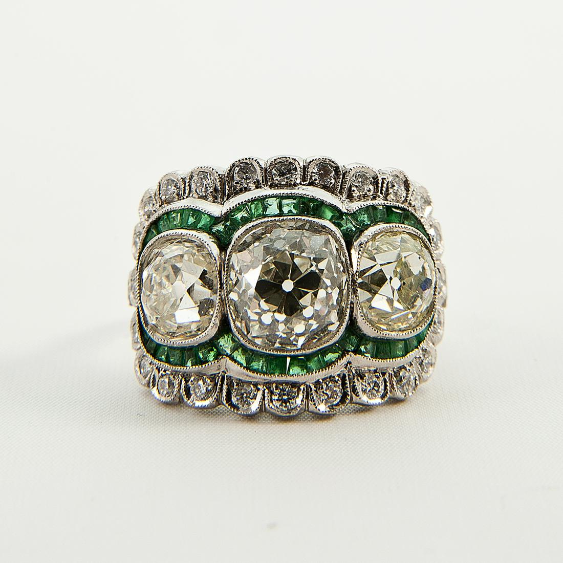 PLATINUM 5.75CT DIAMOND RING (1 of 7)