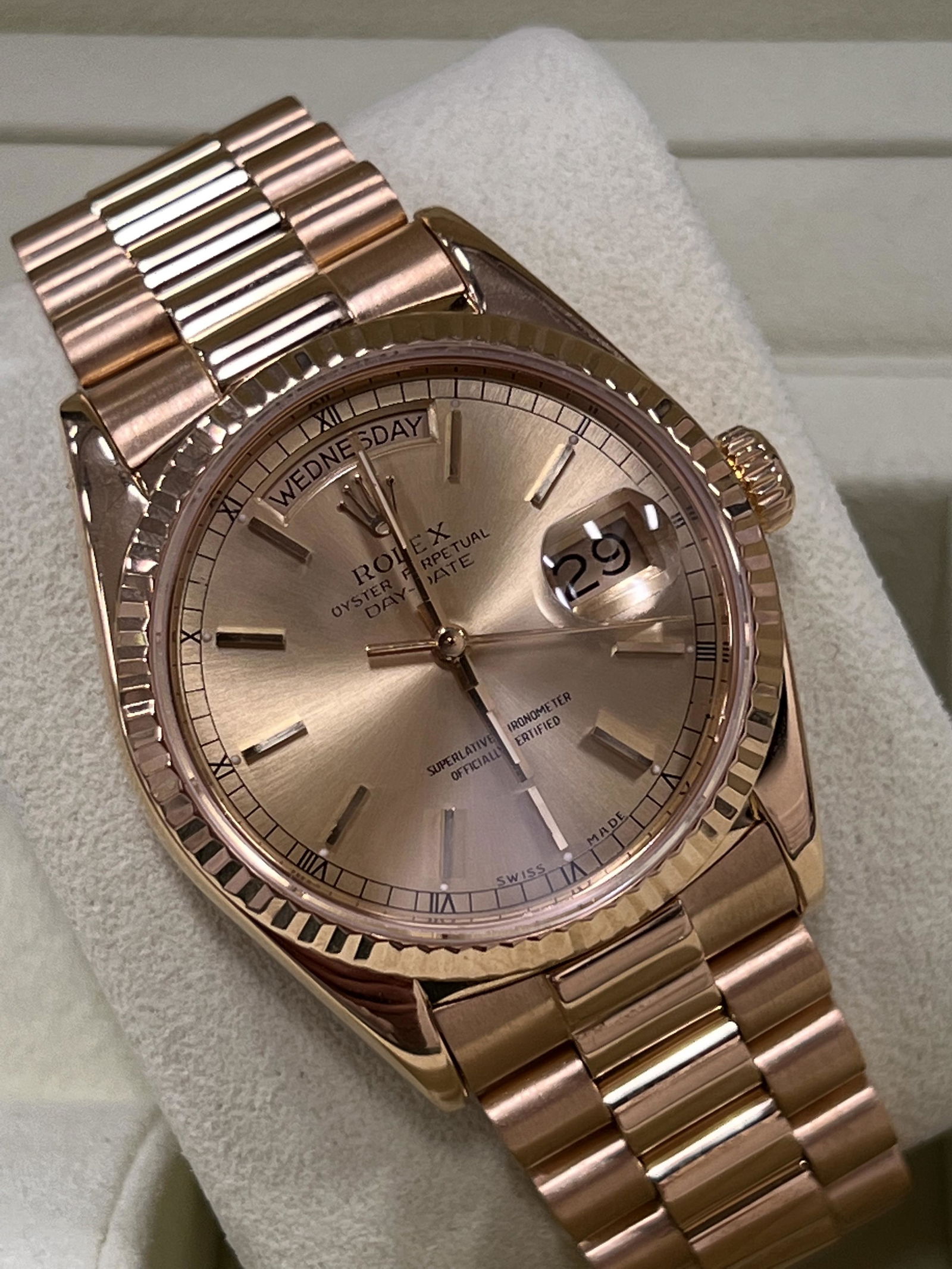 BRAND NEW ROSE GOLD ROLEX: Retail Price: $80,000.00 / BRAND NEW ROSE GOLD ROLEX / COMES WITH APPRAISAL CERTIFICATE.