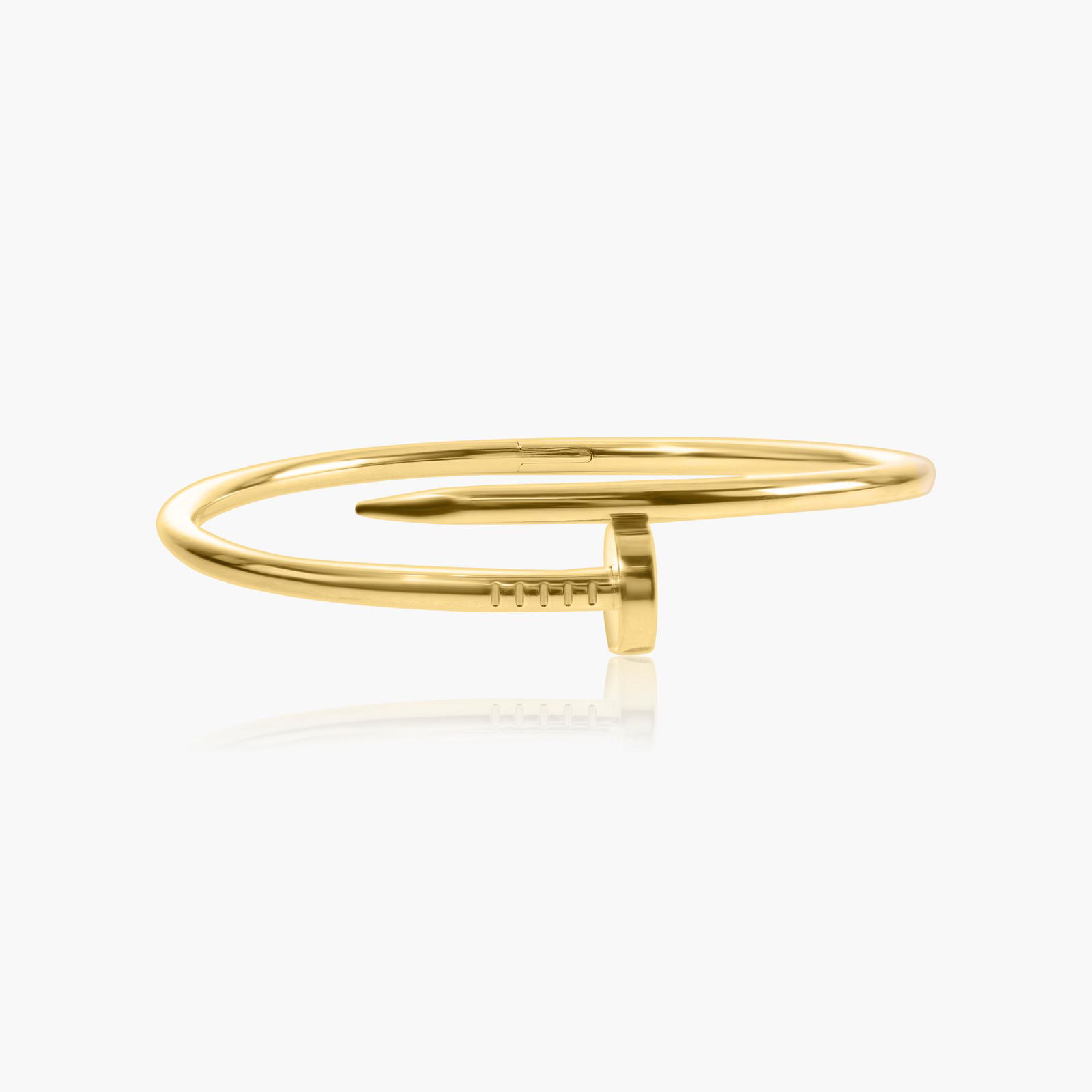 AUTHENTIC 18K YELLOW GOLD CARTIER NAIL BRACELET (1 of 2)
