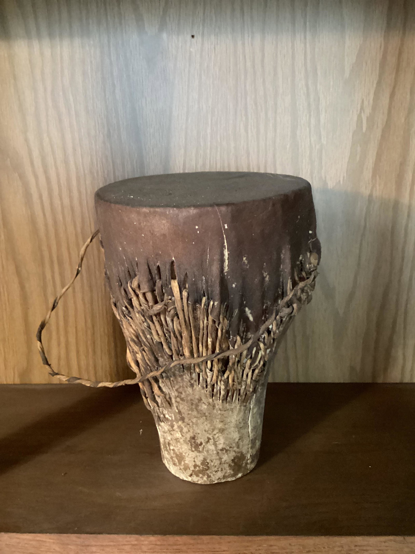 Vintage African Tribal Drum (1 of 1)