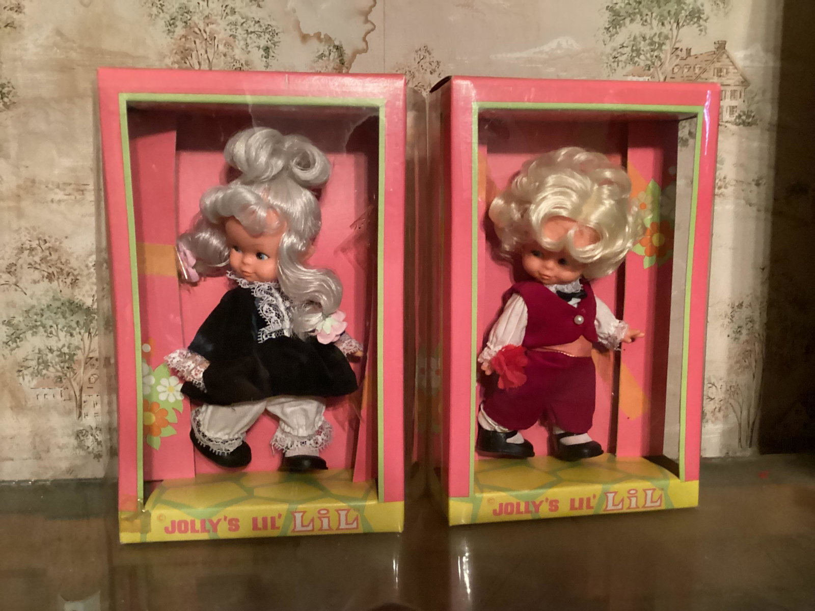 1970 Jolly's Lil' Lil Dolls in the original Boxes: 1970 Jolly's Lil' Lil Dolls in the original Boxes