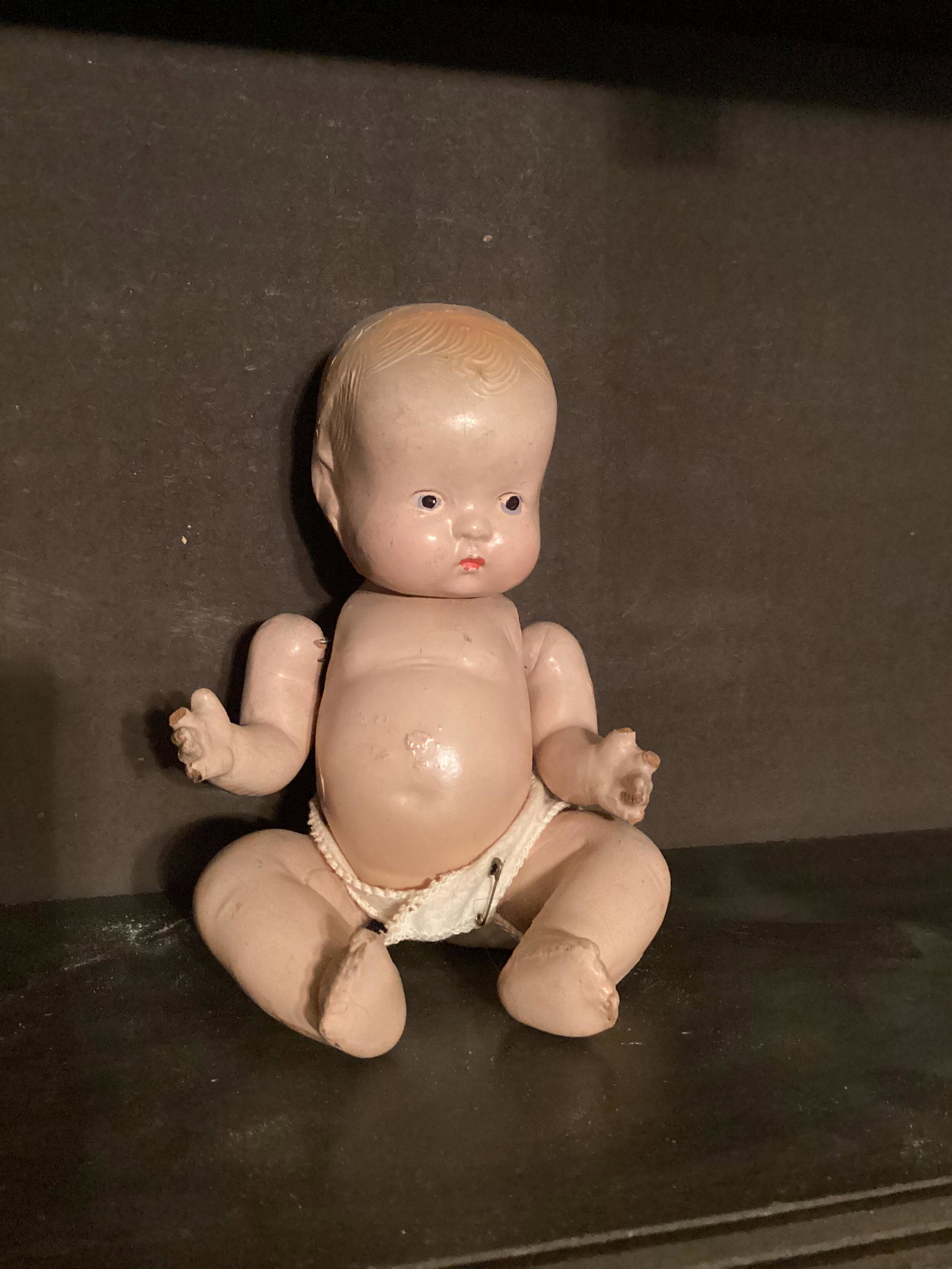 Antique Doll 7.5" Sitting (1 of 1)