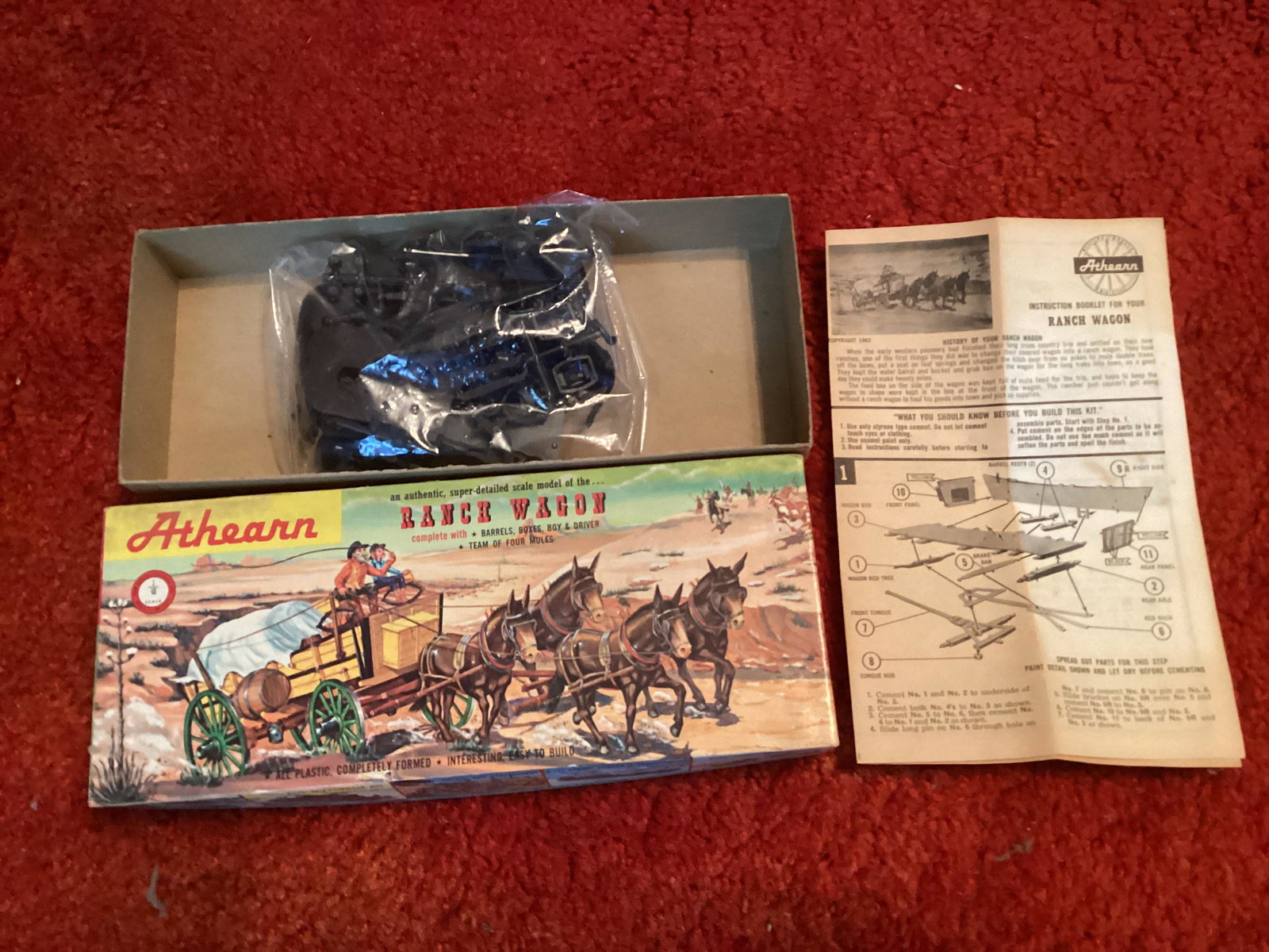 1962 Sealed Athearn Ranch Wagon Model Kit  K-232:49 (1 of 1)