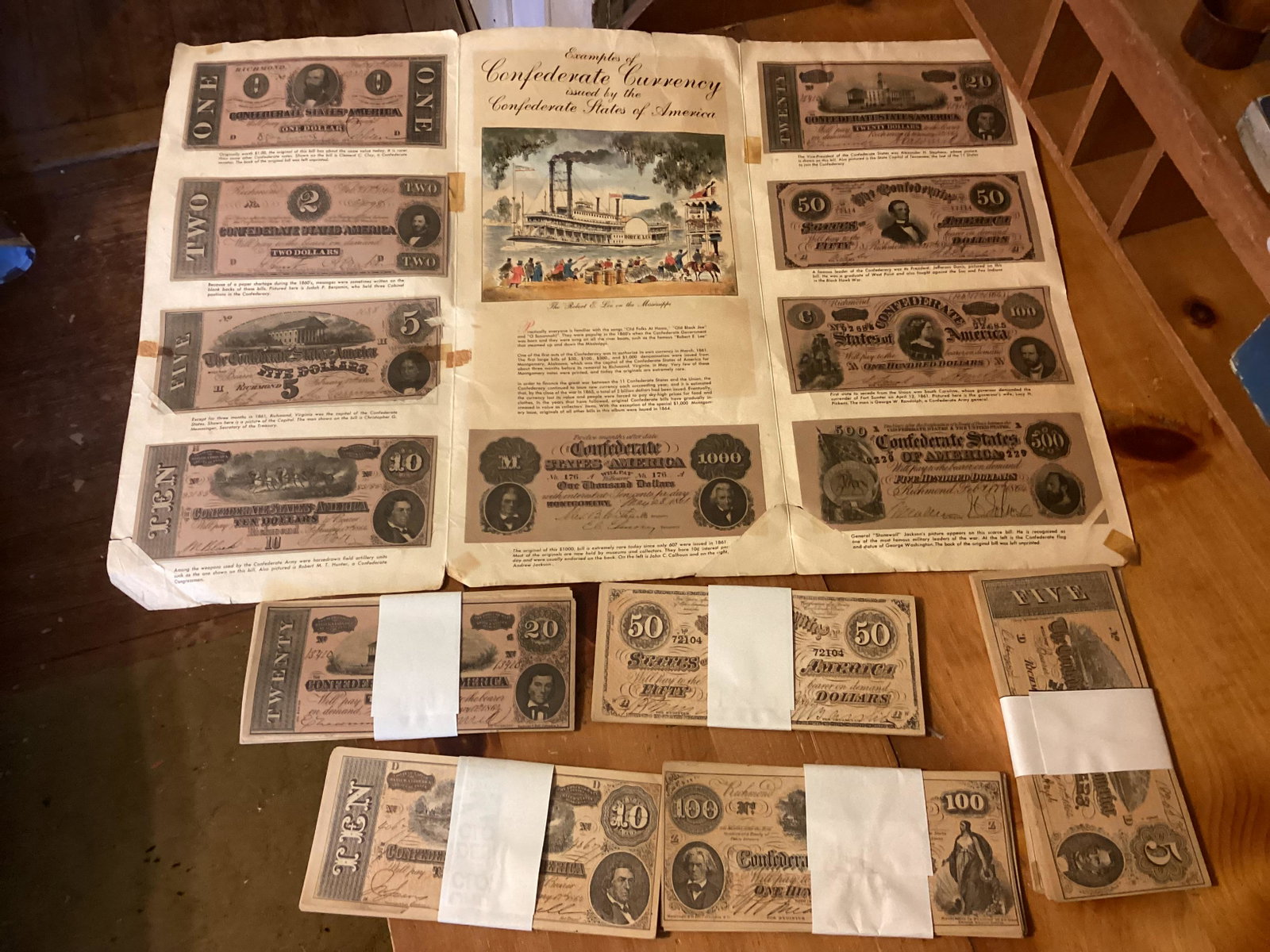 Vintage Confederate Currency Replicas: Vintage Confederate Currency Replicas