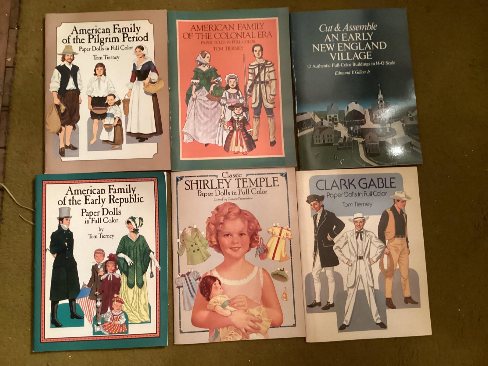 1980s Paper Dolls including Shirley Temple - complete & Unused (1 of 1)