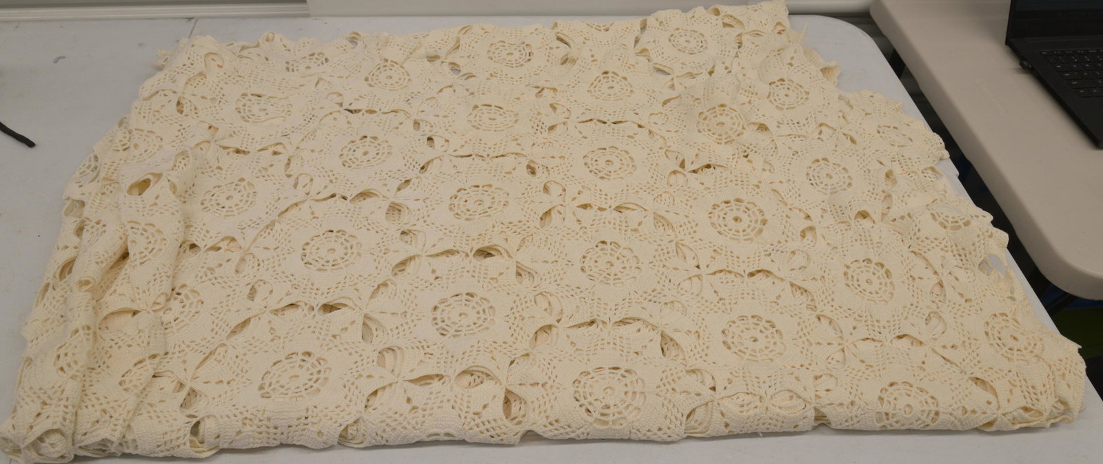 Lace Tablecloth: 7 Feet Square