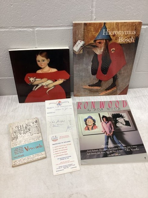 1960s Van Gogh Book and Holland Travel ephemera & other art books: Art books & ephemera
