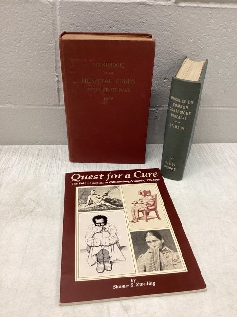 1939 Hospital Corps Handbook, 1956 Contagious Diseases Manual and more (1 of 1)