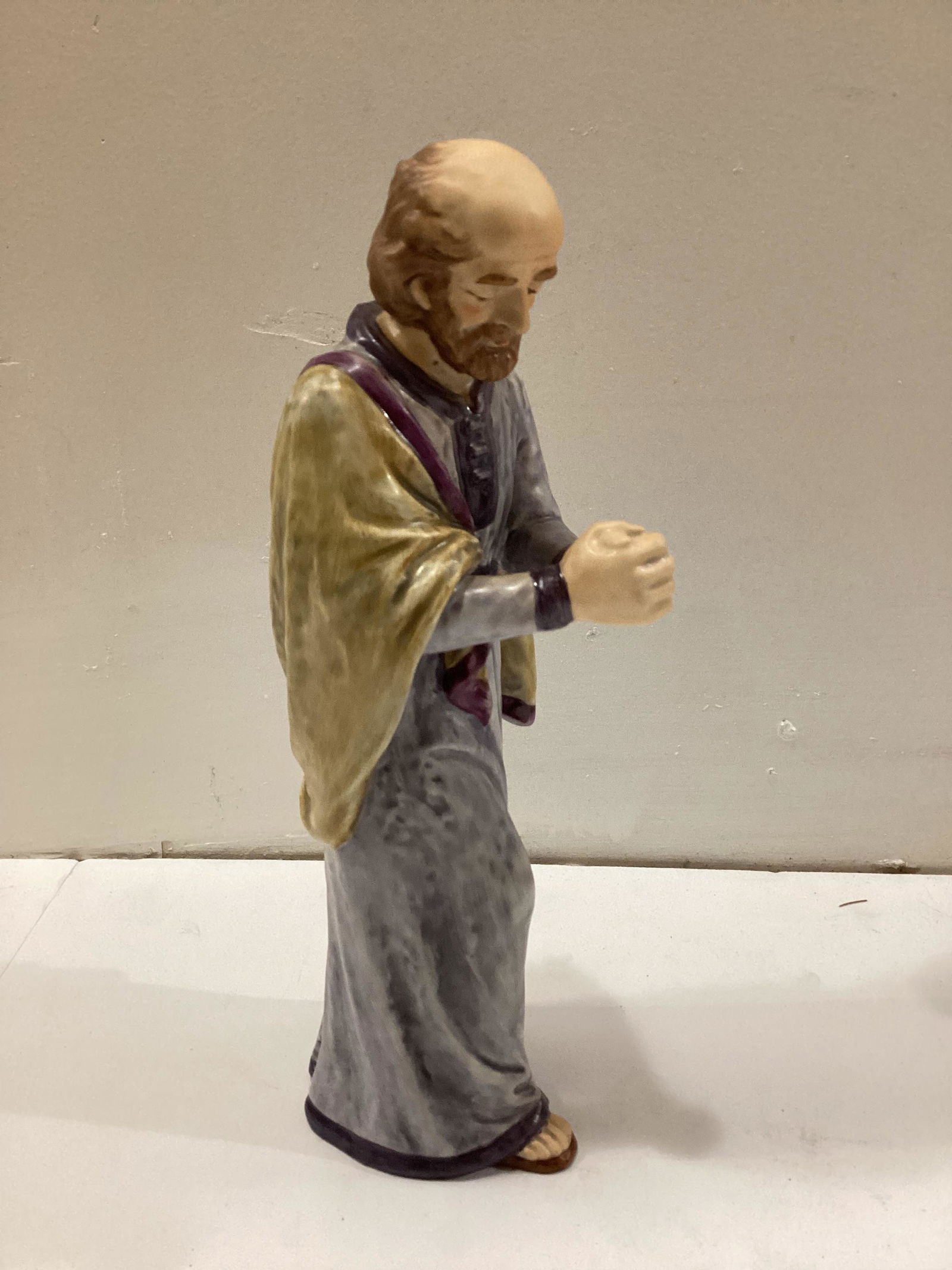 Goebel W Germany Signed Nativity Figure Joseph: 9.5"