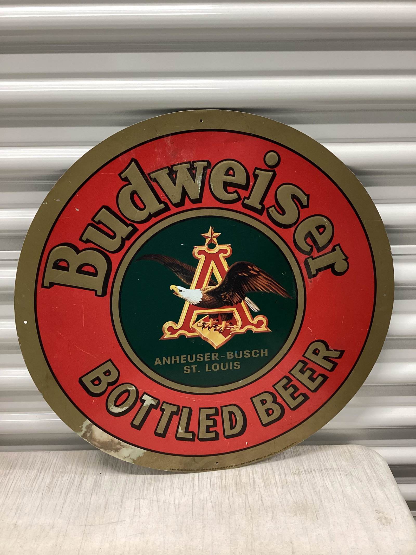 Budweiser Beer Metal Sign (1 of 1)