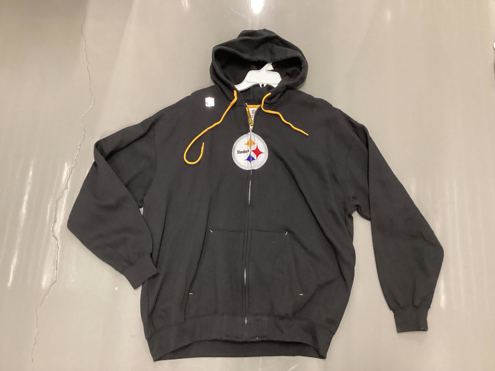 Pittsburgh Steelers NFL Team Apparel Hooded Zip Up Sweatshirt (1 of 1)