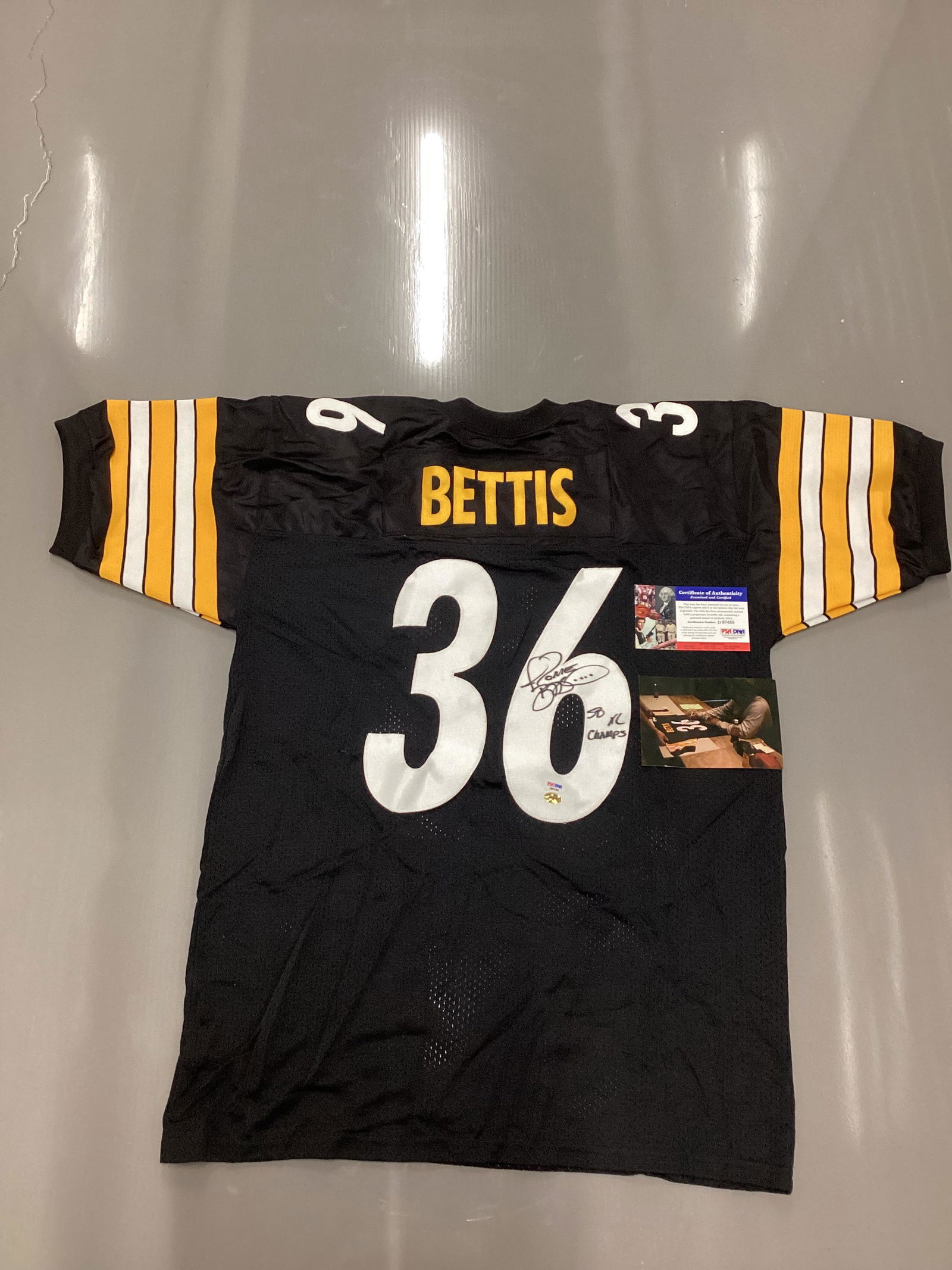 Signed Jerome Bettis Jersey with PSA/DNA COA (1 of 2)