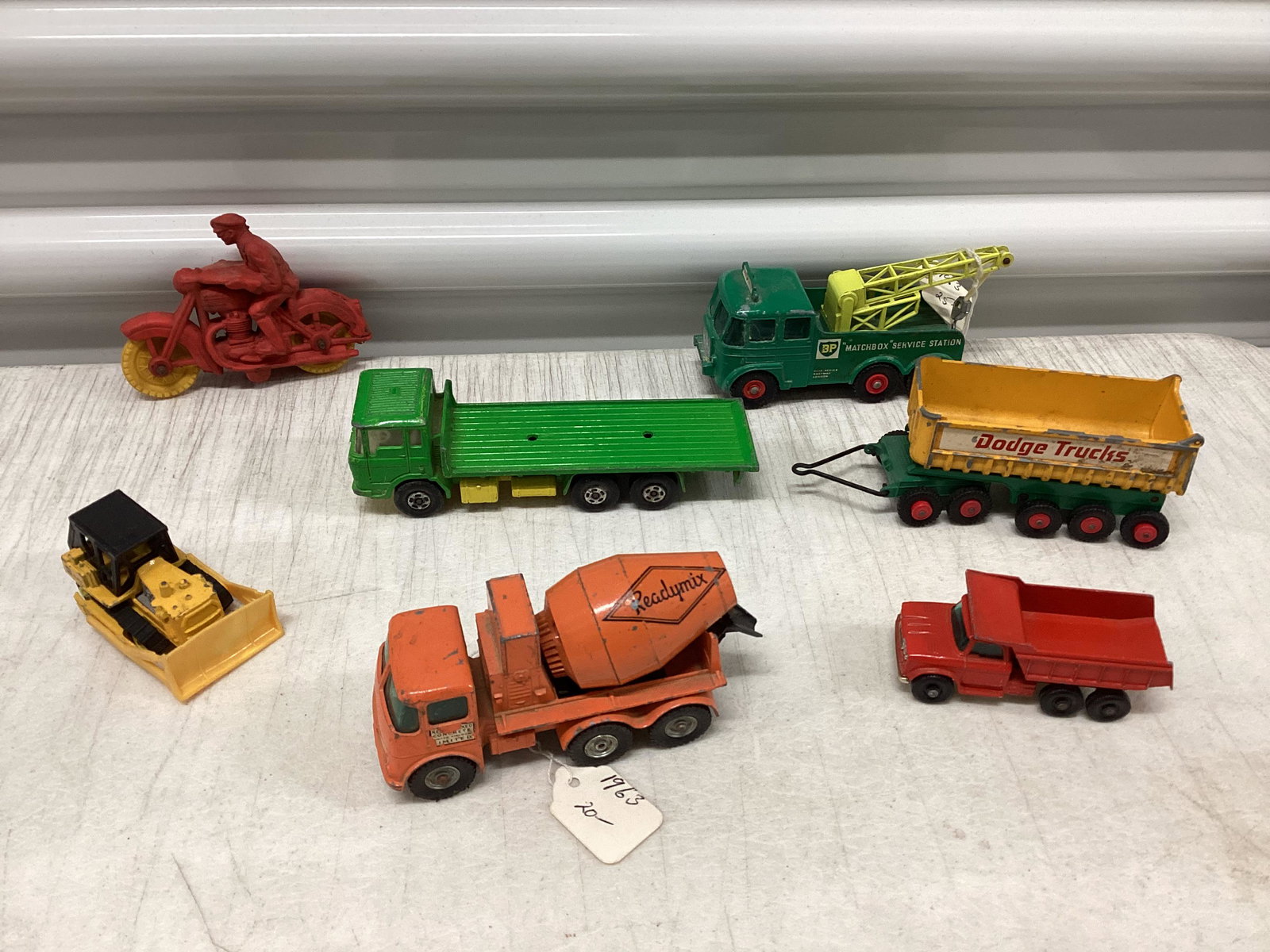 Lesney Matchbox Vehicles & Auburn Motorcycle & Fruehauf Tipper (1 of 1)