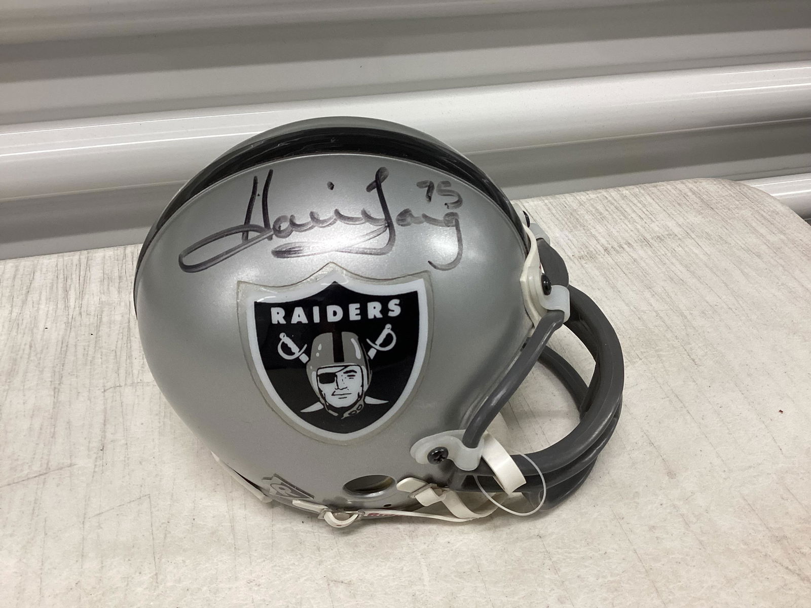 Oakland Raiders Howie Long Signed Mini Helmet (1 of 1)