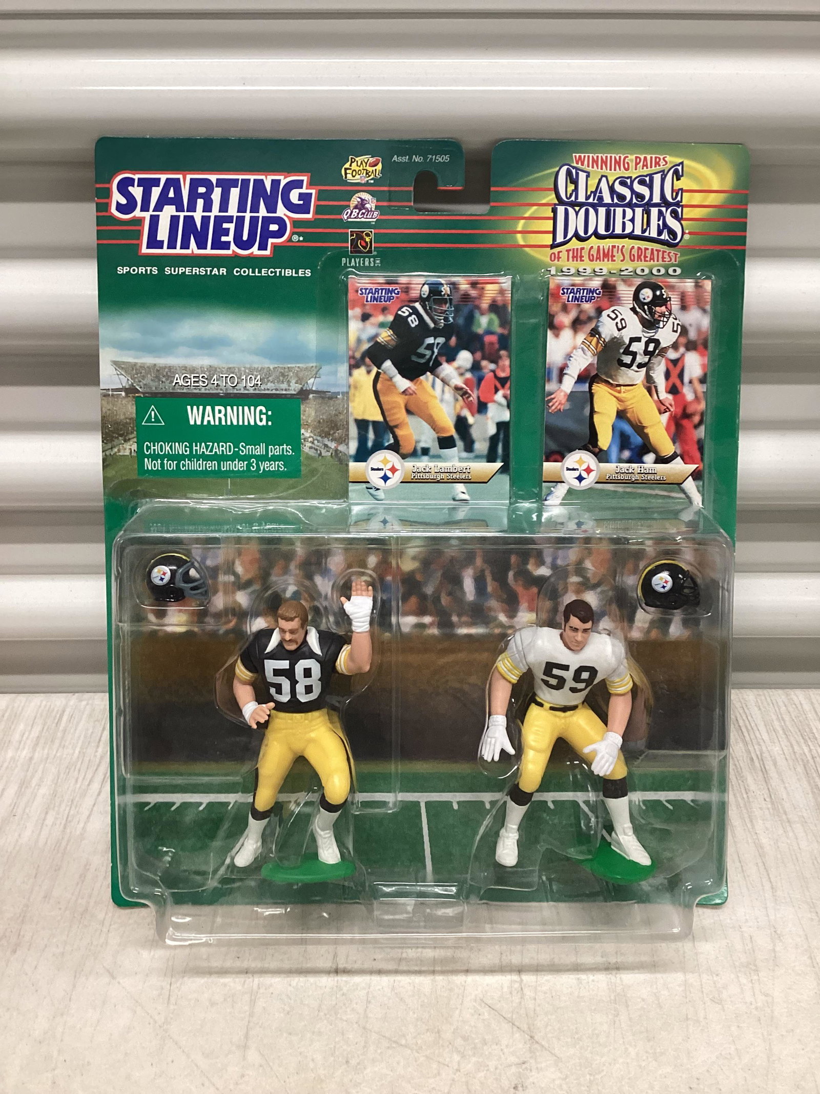 Jack Lambert & Jack Ham Pittsburgh Steelers Staring Lineup Classic Doubles (1 of 1)