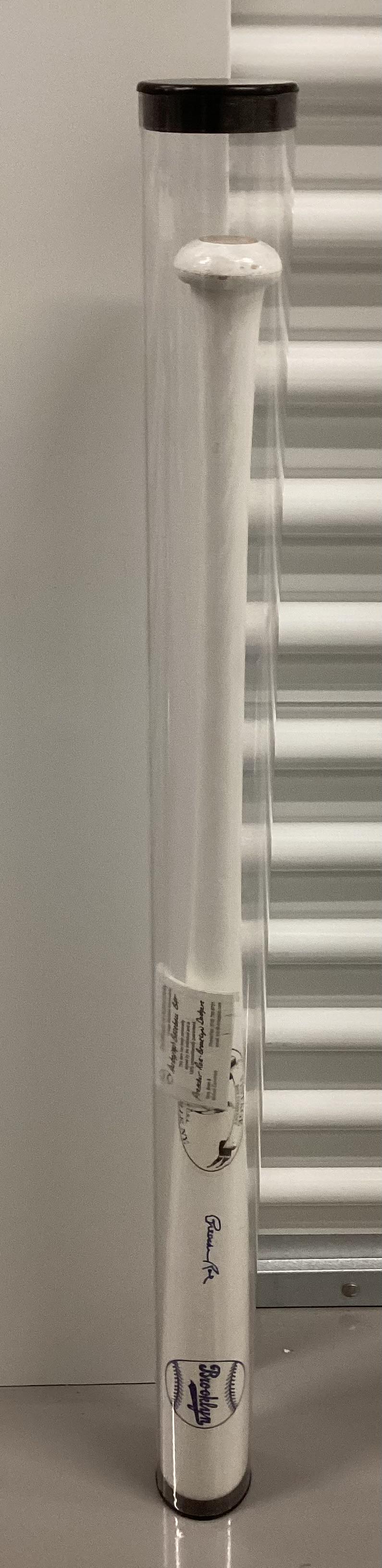 Signed Preacher Roe Brooklyn Dodgers Baseball Bat (1 of 3)