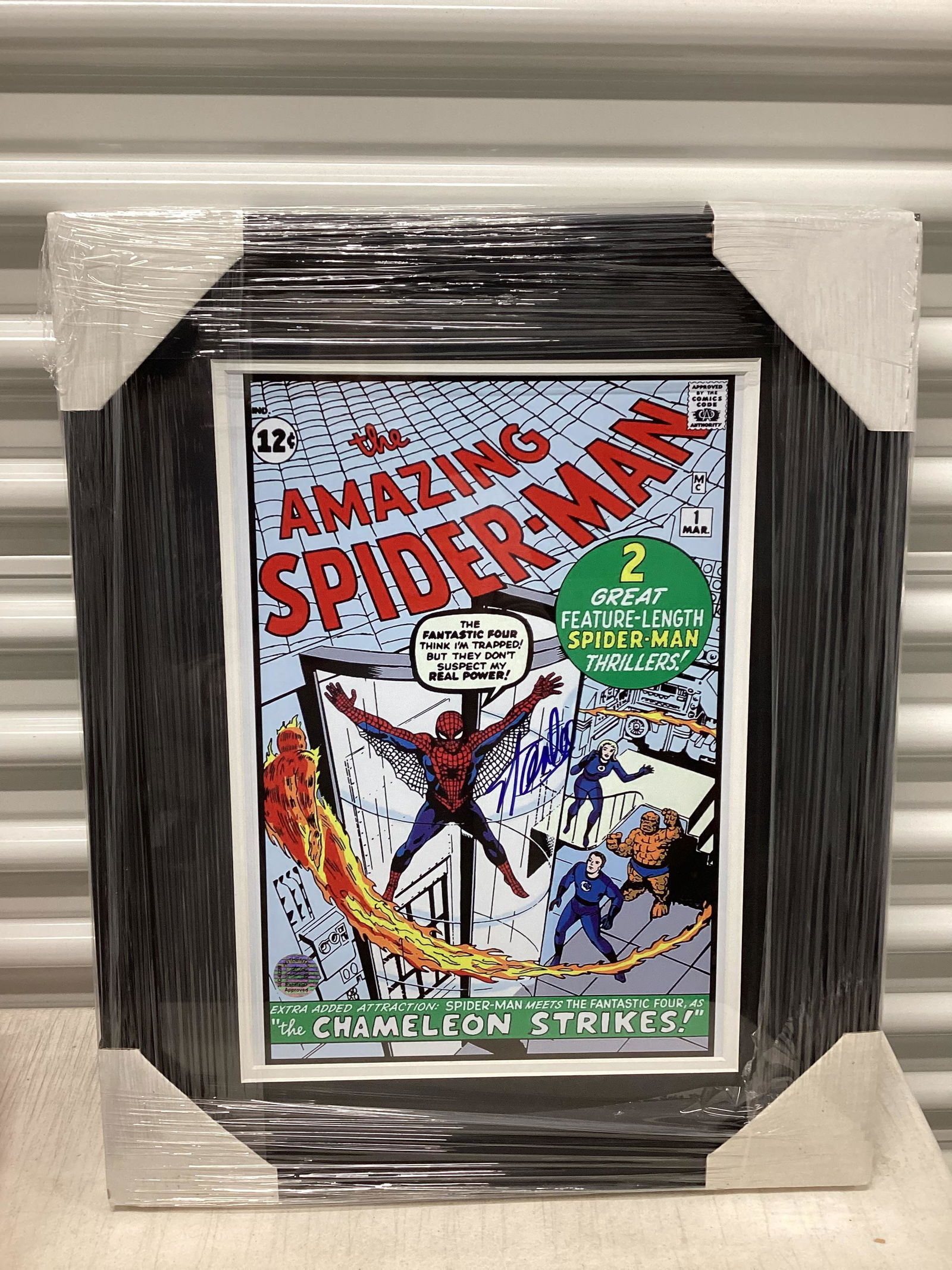 Spider Man Signed by Stan Lee Comic Photo (1 of 3)