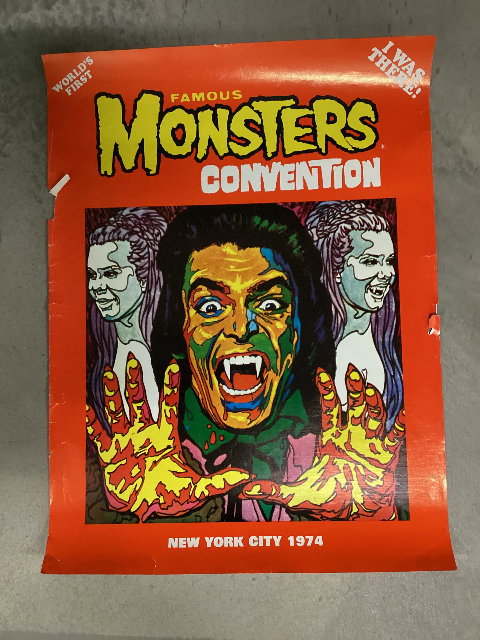 1974 NYC Famous Monsters Convention Poster (1 of 1)
