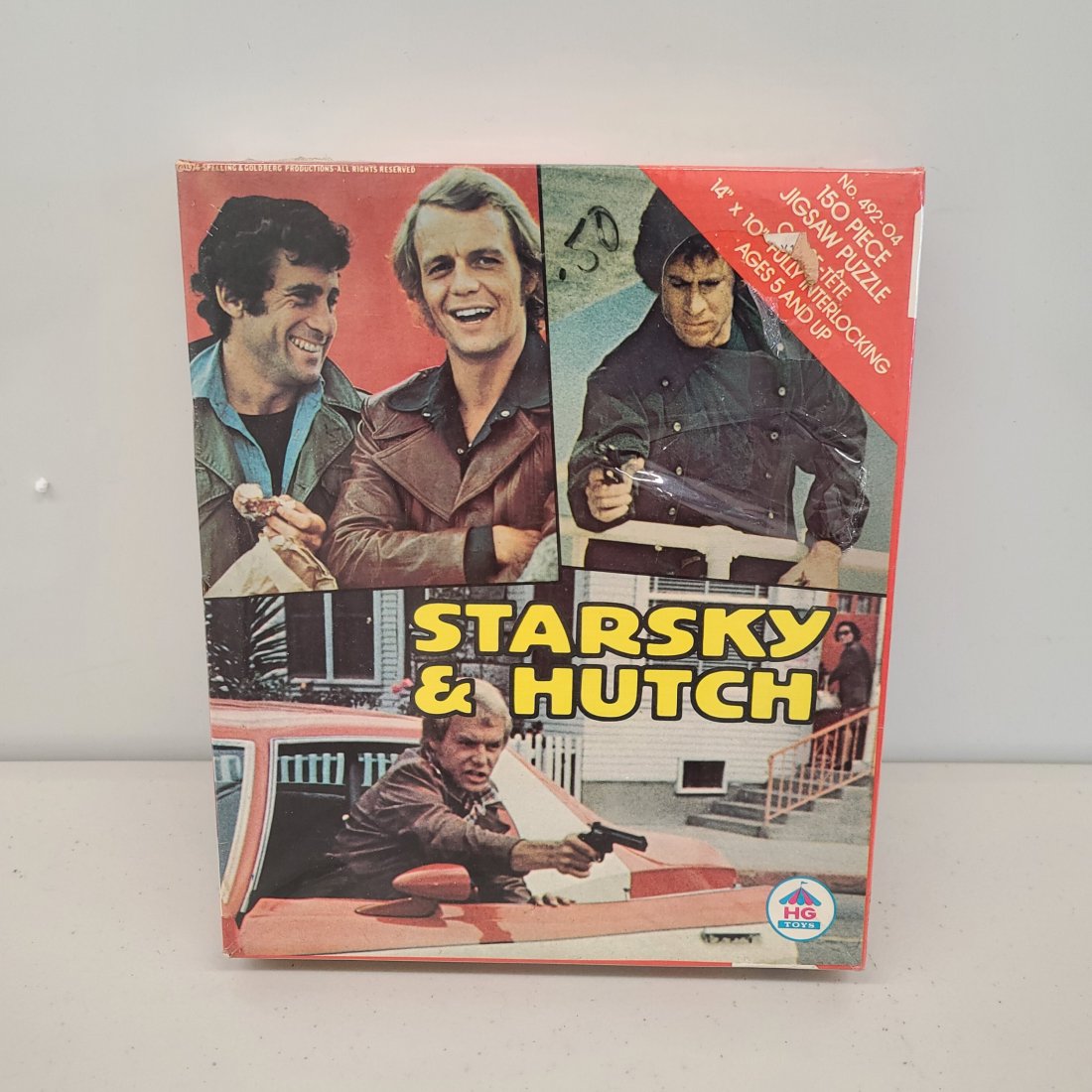 Vintage Starsky & Hutch Puzzle IN ACTION: has not been opened but tears to outer plastic.9x8"