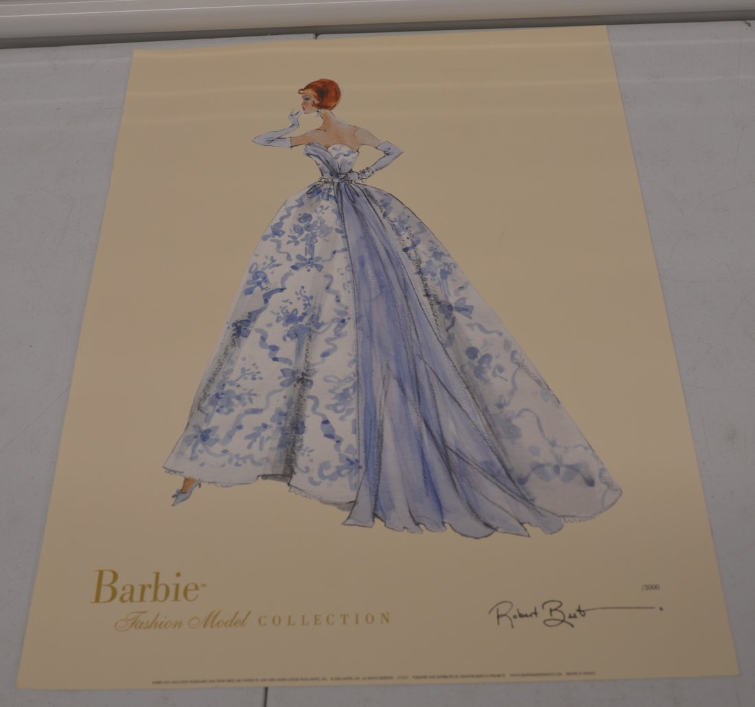 Robert Best Barbie Fashionista Print 20x16: not numbered /3000