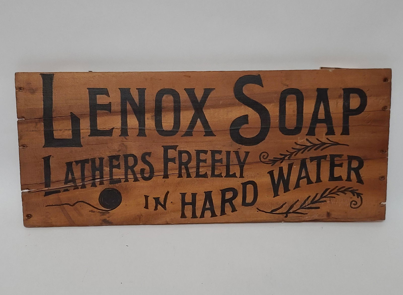 Antique Lenox Soap Crate Piece Wall Hanging (1 of 2)