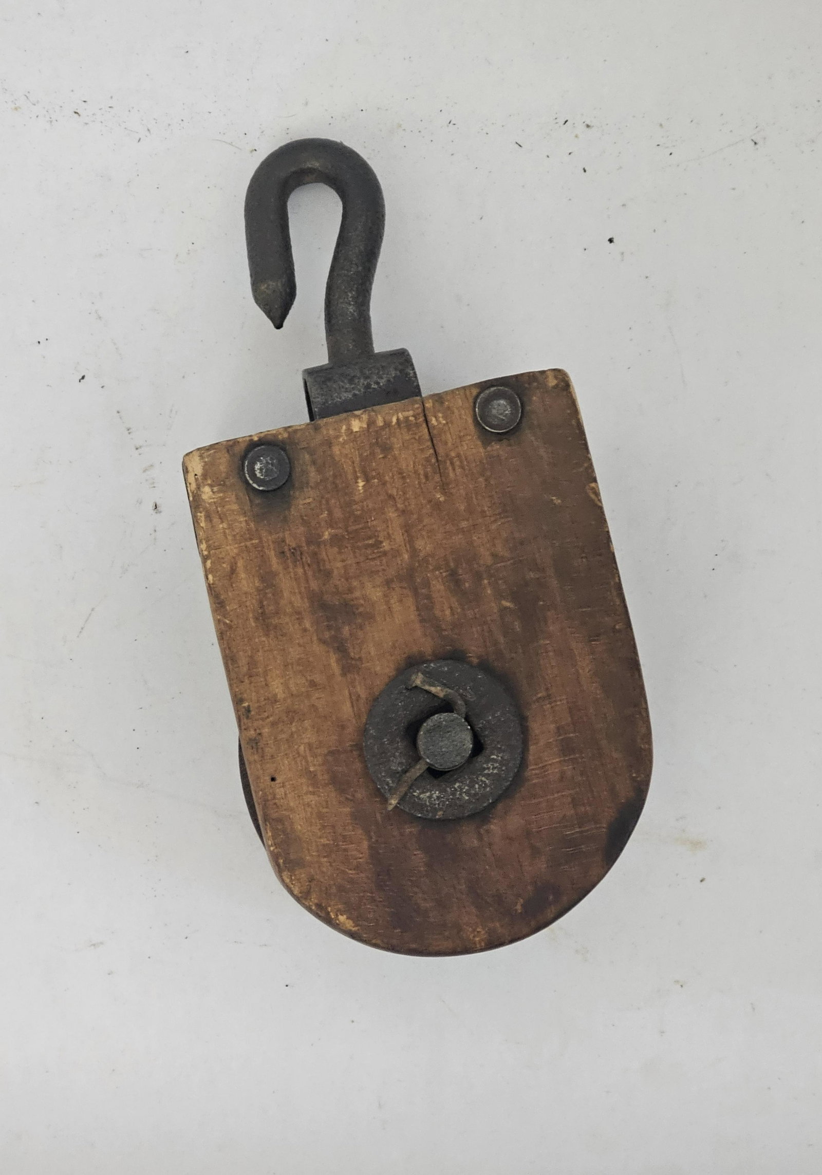Antique Wood and Iron Block and Tackle (1 of 3)