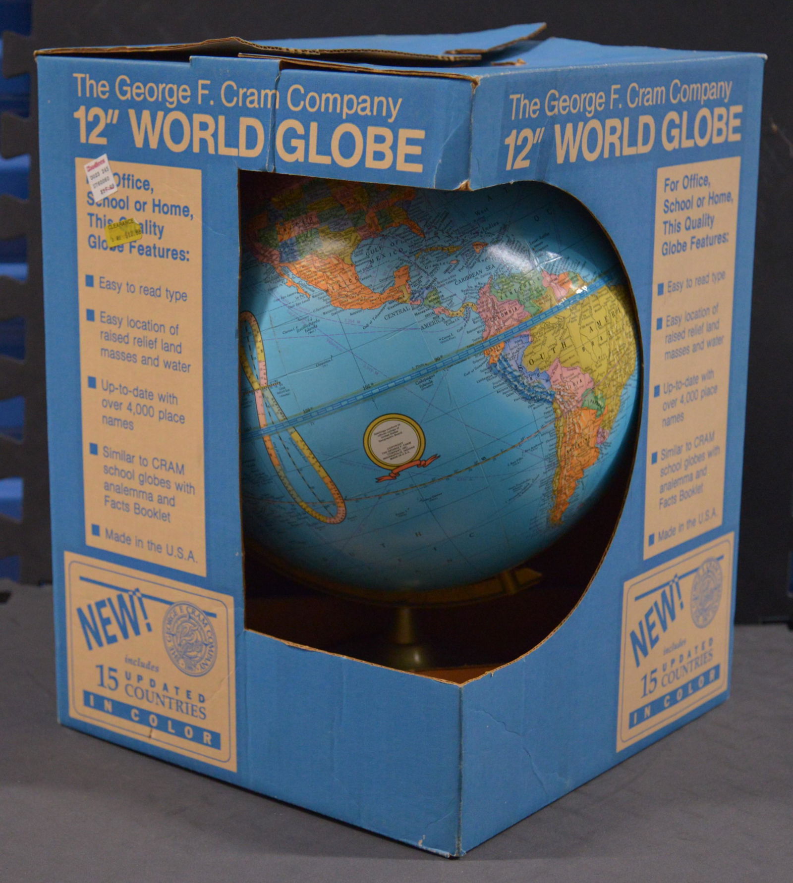 12" World globe (1 of 1)
