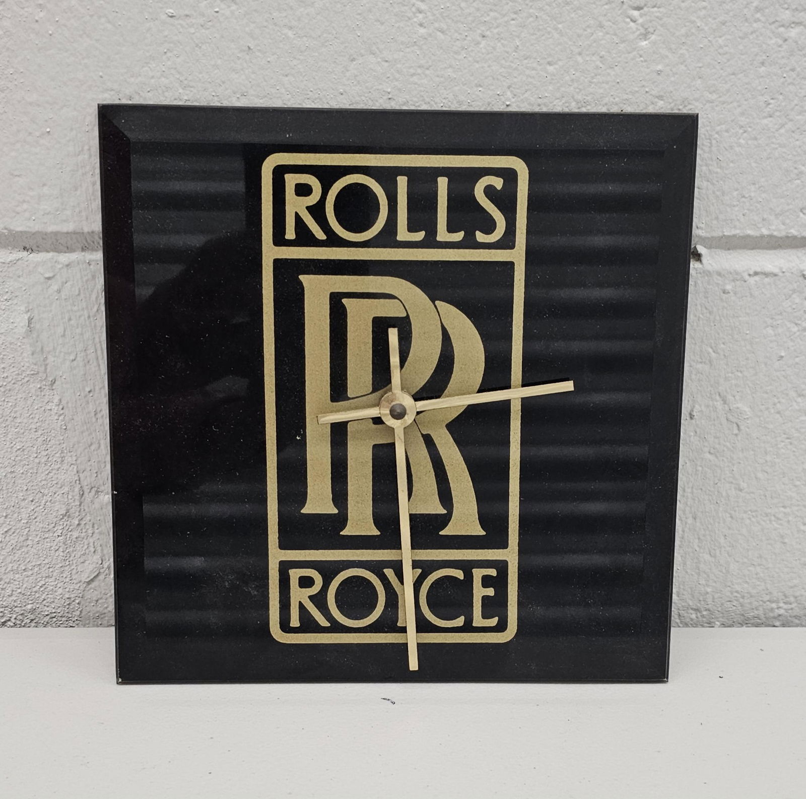 Vintage Glass Rolls Royce Clock (1 of 3)