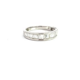 0.50 Tcw F-G/SI Natural Diamond Wedding Band 14K White Gold: *****FREE SHIPPING within USA***** 0.50 Tcw F-G/SI Natural Diamond Wedding Band 14K White Gold Suggested Retail Price: $2