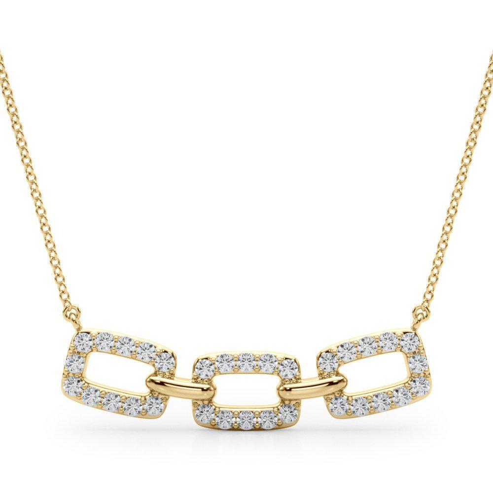 Diamond Designer Pendant 14K Yellow Gold (1 of 2)