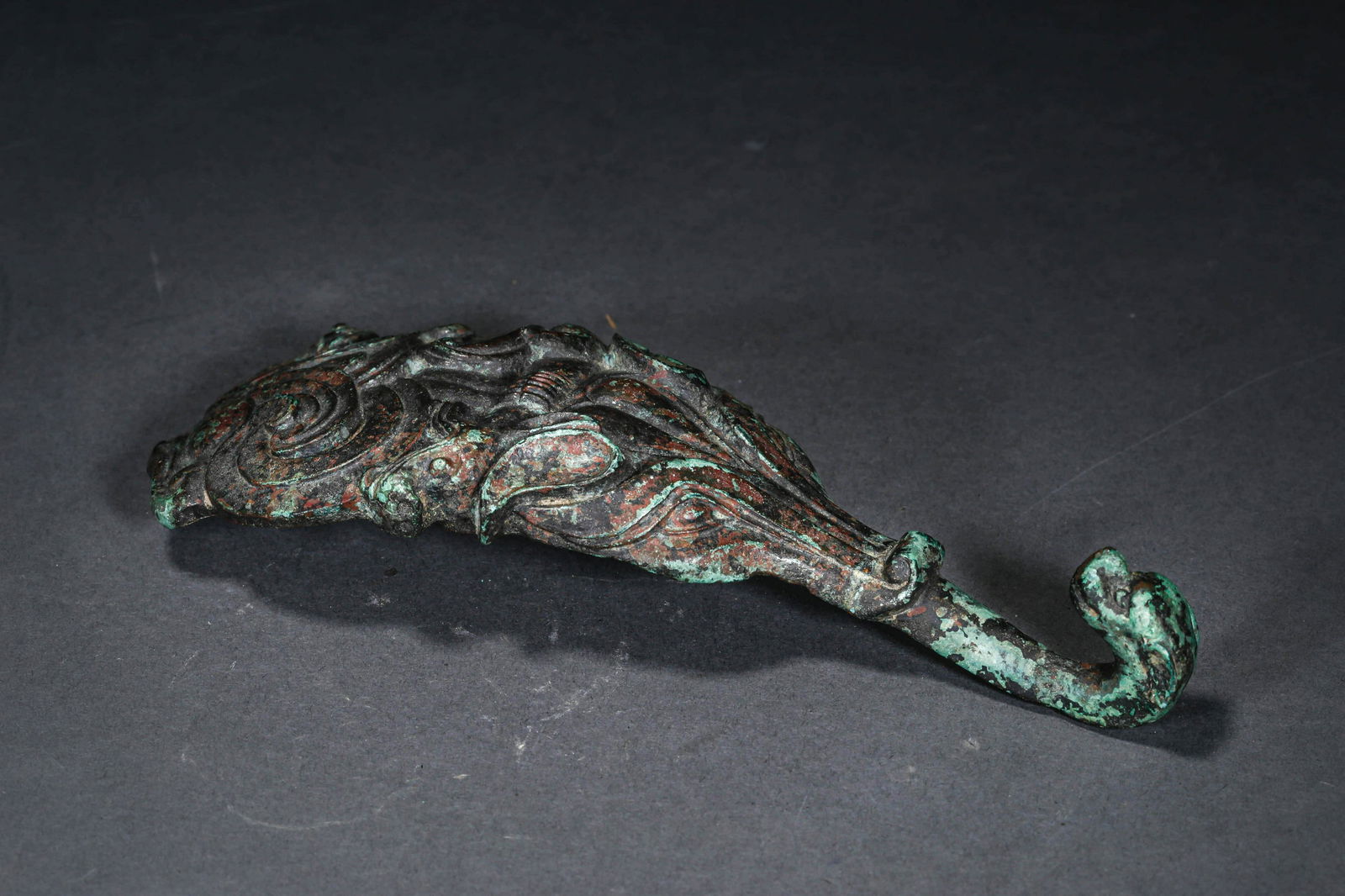 Bronze Dragon-Head Belt Buckle (1 of 6)