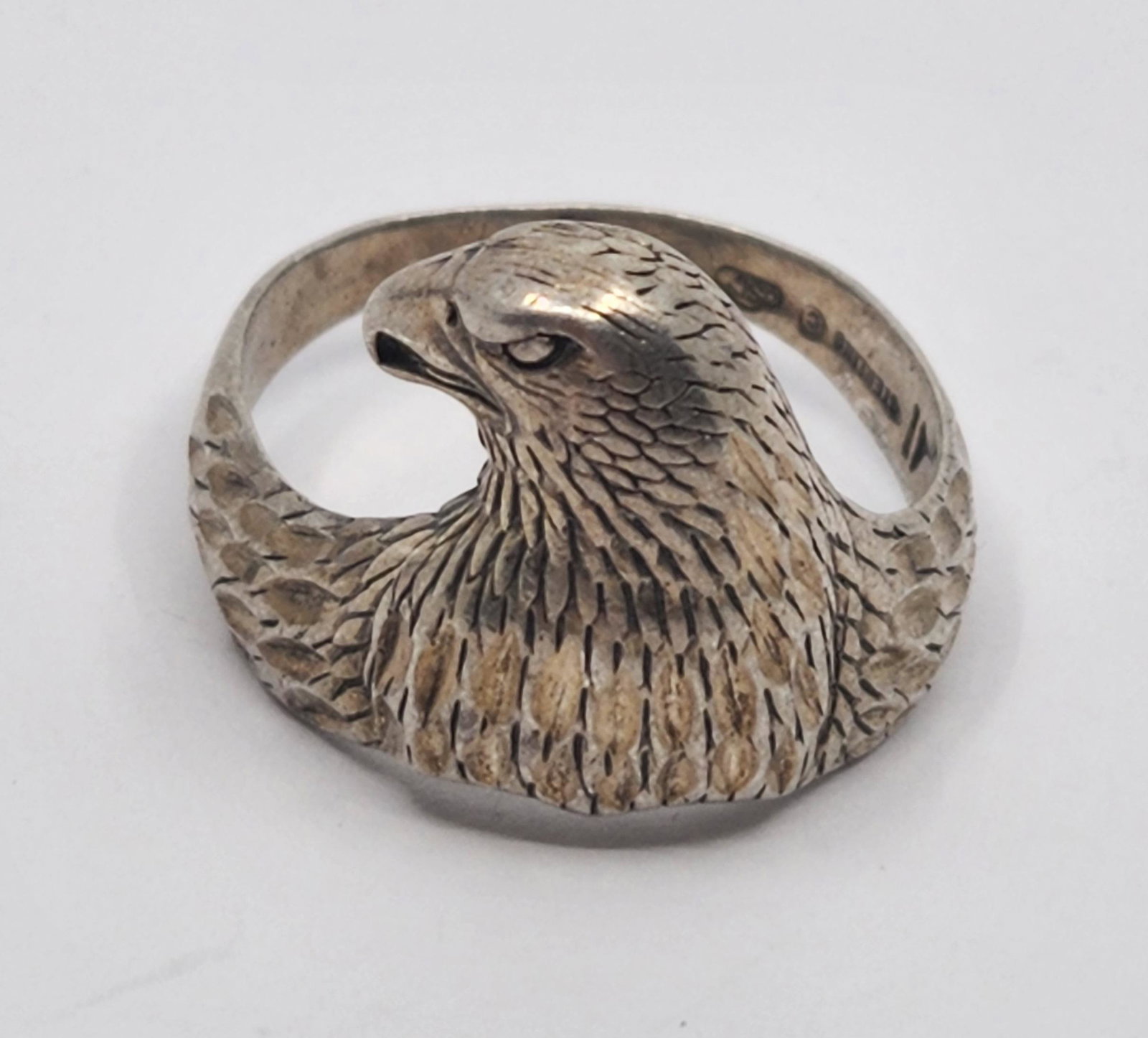 Silver Cloud, Sterling Silver Eagle Ring (1 of 7)