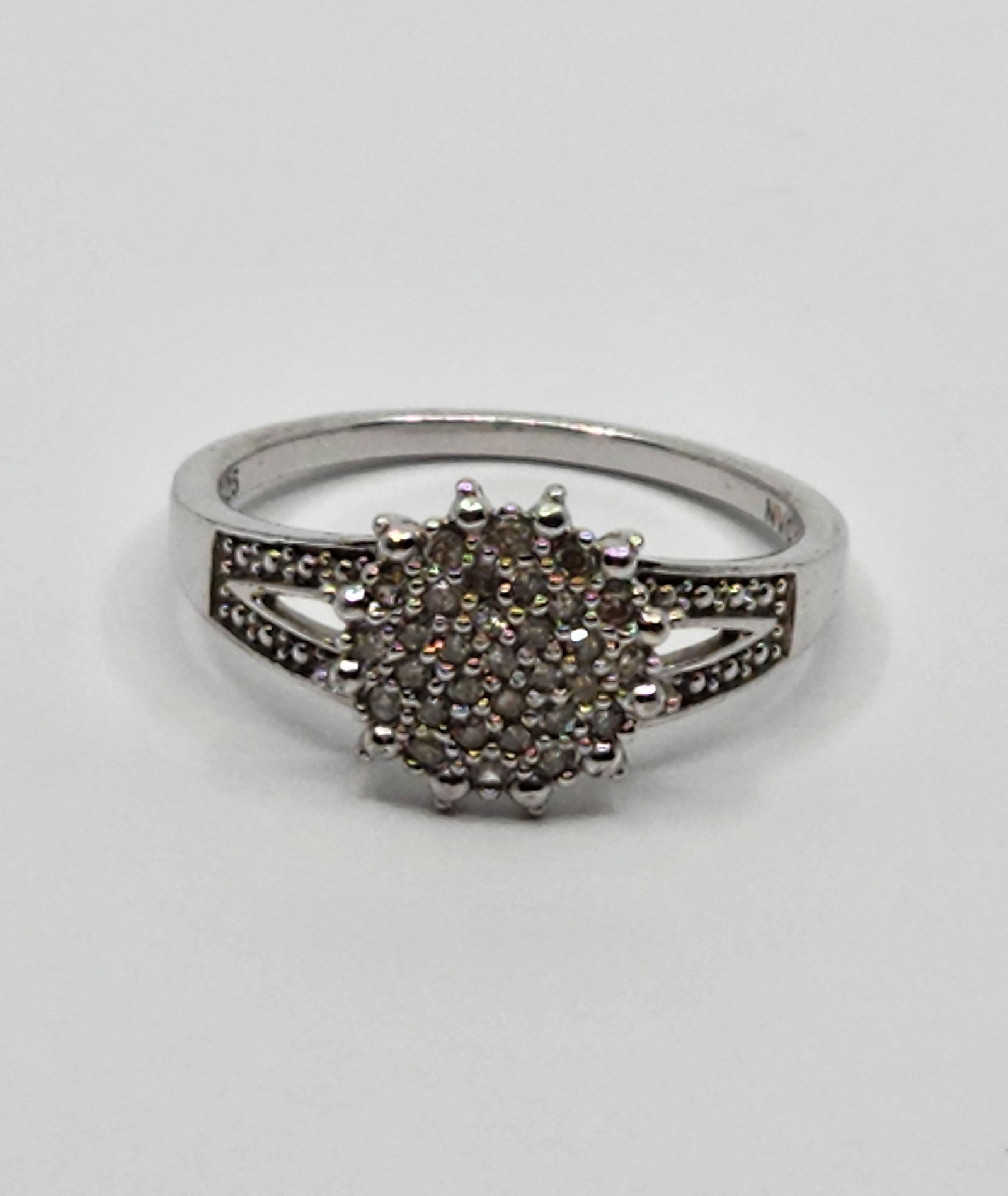 Nataliya V. Collister, Sterling Silver Diamonds Rings (1 of 8)