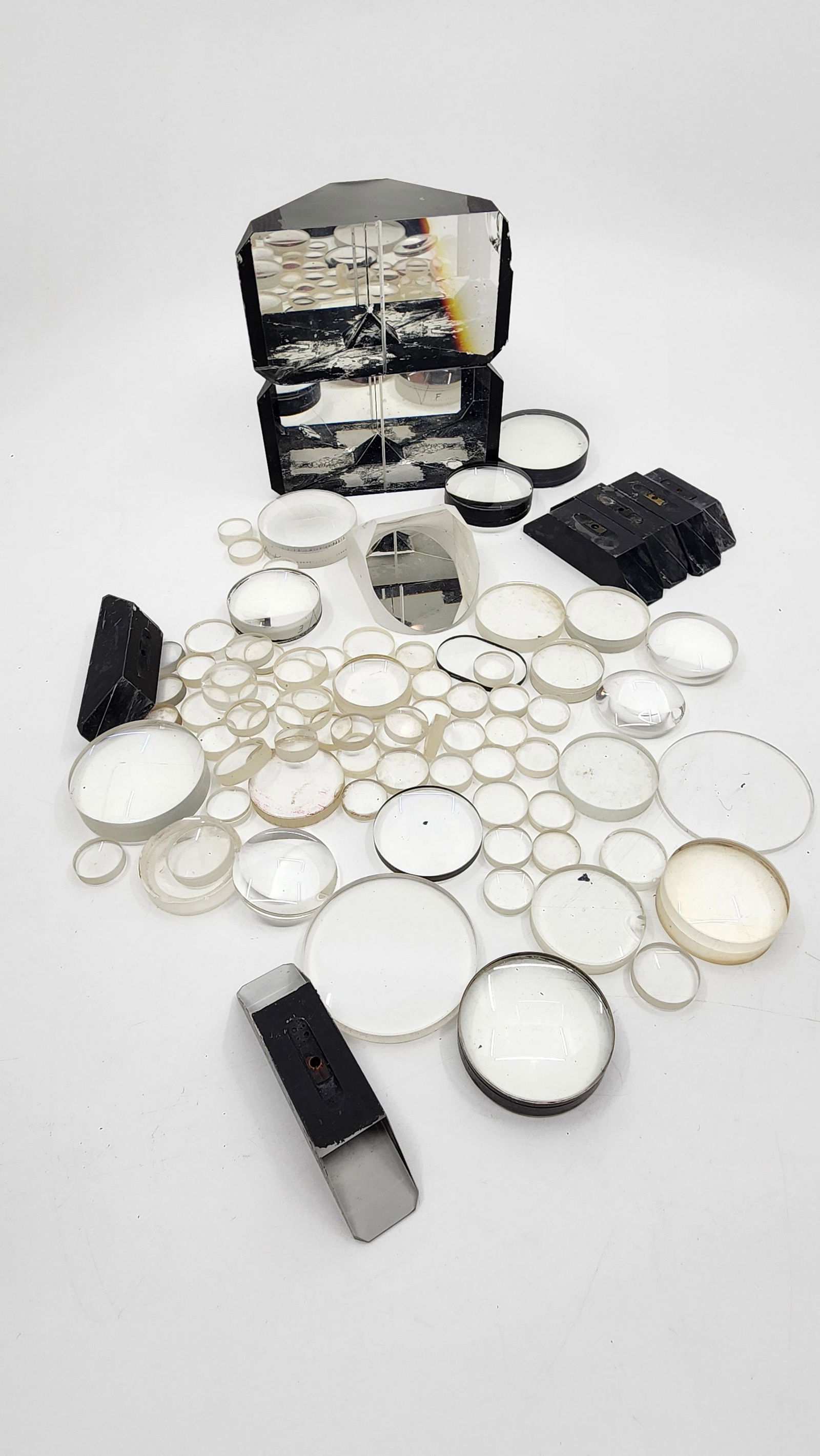 Lot over 80 telescope and Camera Lens optical glass (1 of 1)