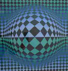 Vasarely, Victor (1906-1997) Abstraction (1 of 4)