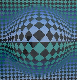 Vasarely, Victor (1906-1997) Abstraction (1 of 4)