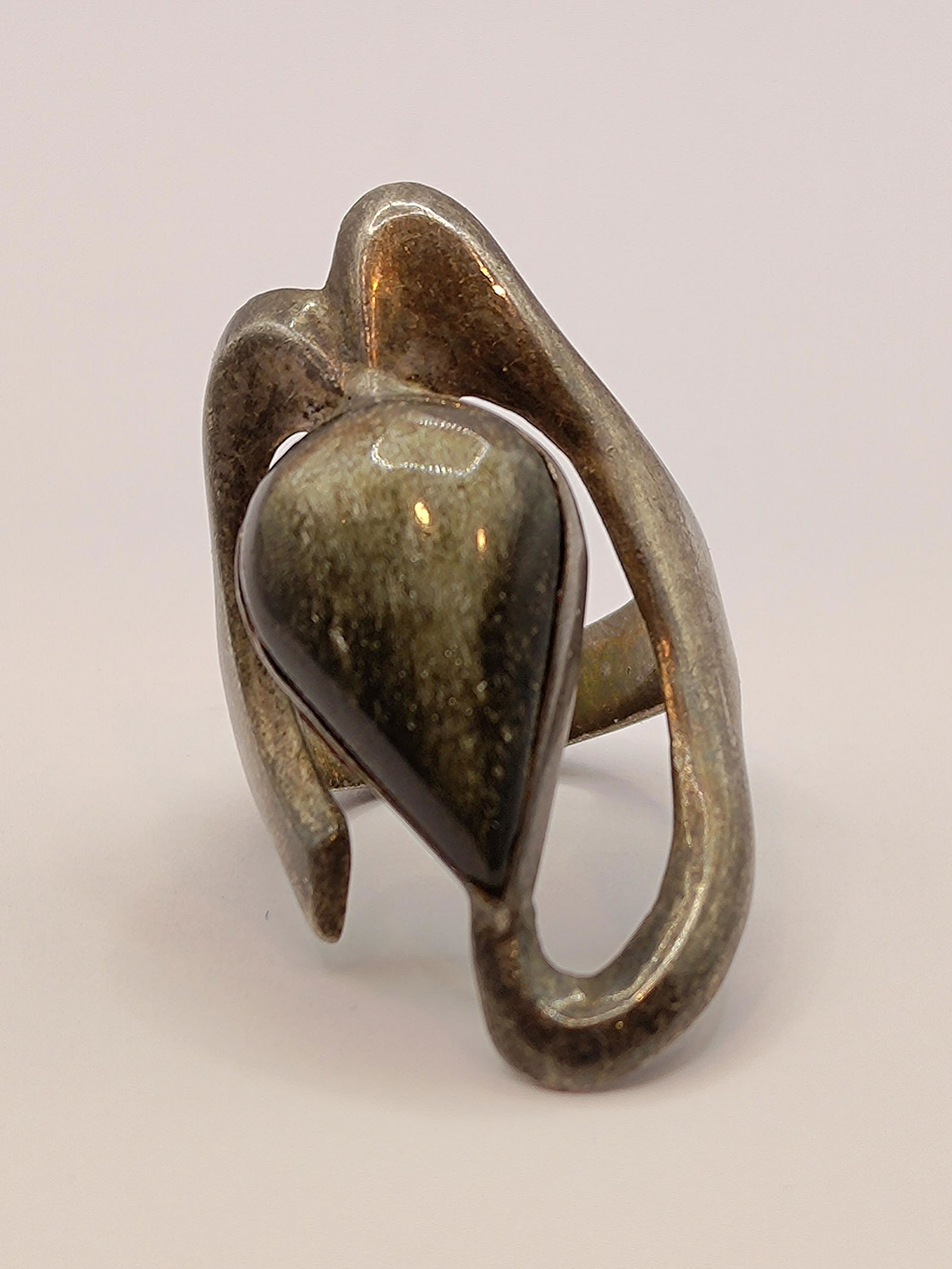 Juayerk, Mexican Sterling Silver Green Labradorite Stone (1 of 8)