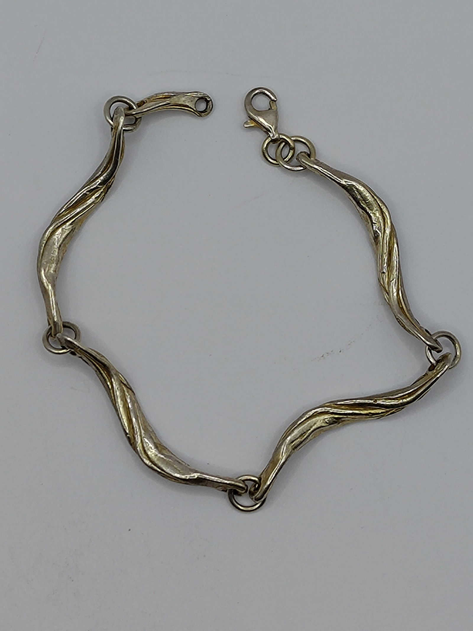 Modernist Sterling Silver Bracelet (1 of 2)
