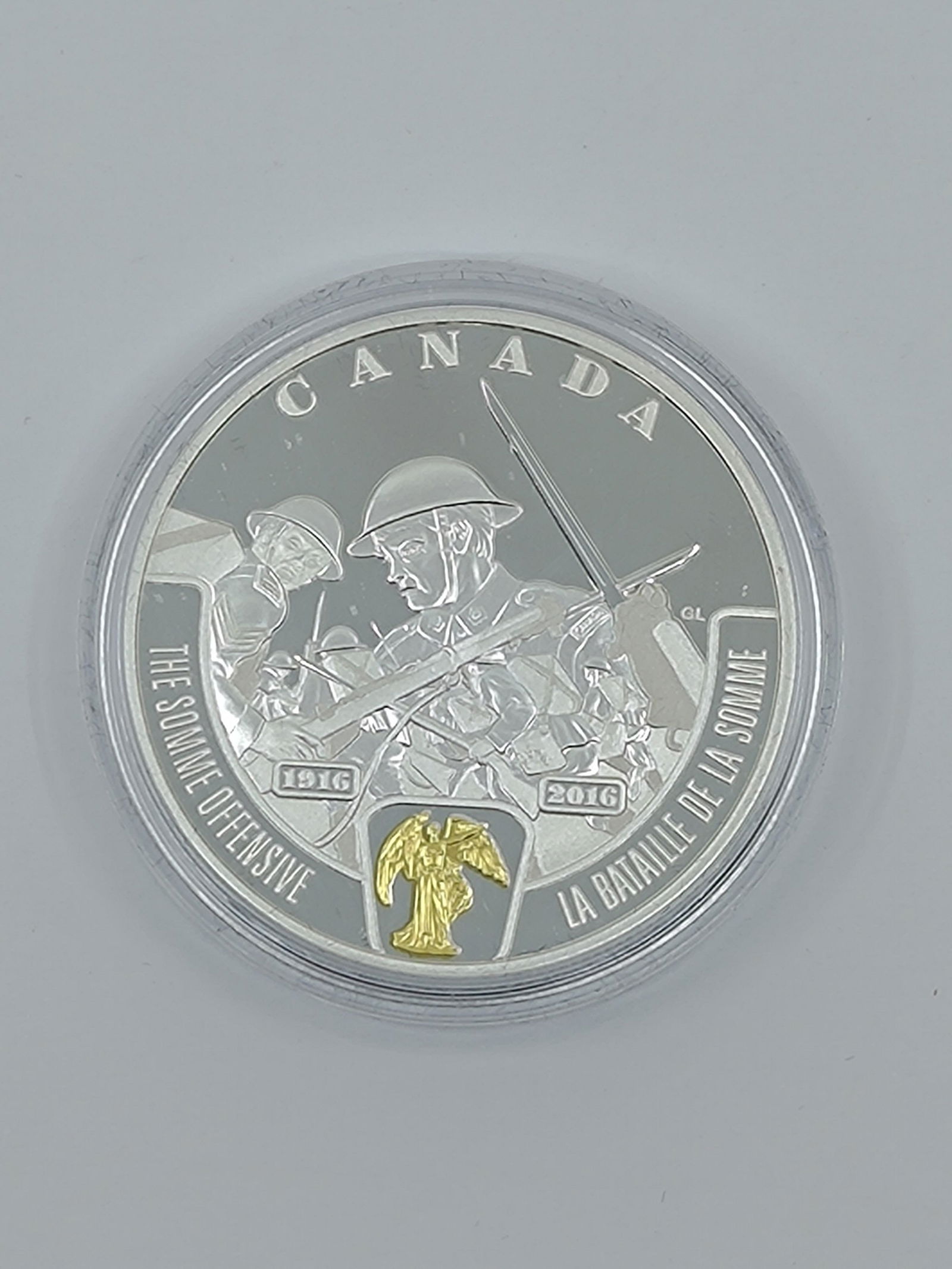 2016 20$ Fine Silver Coin First World War: Battlefront Series The Somme Offensive (1 of 4)