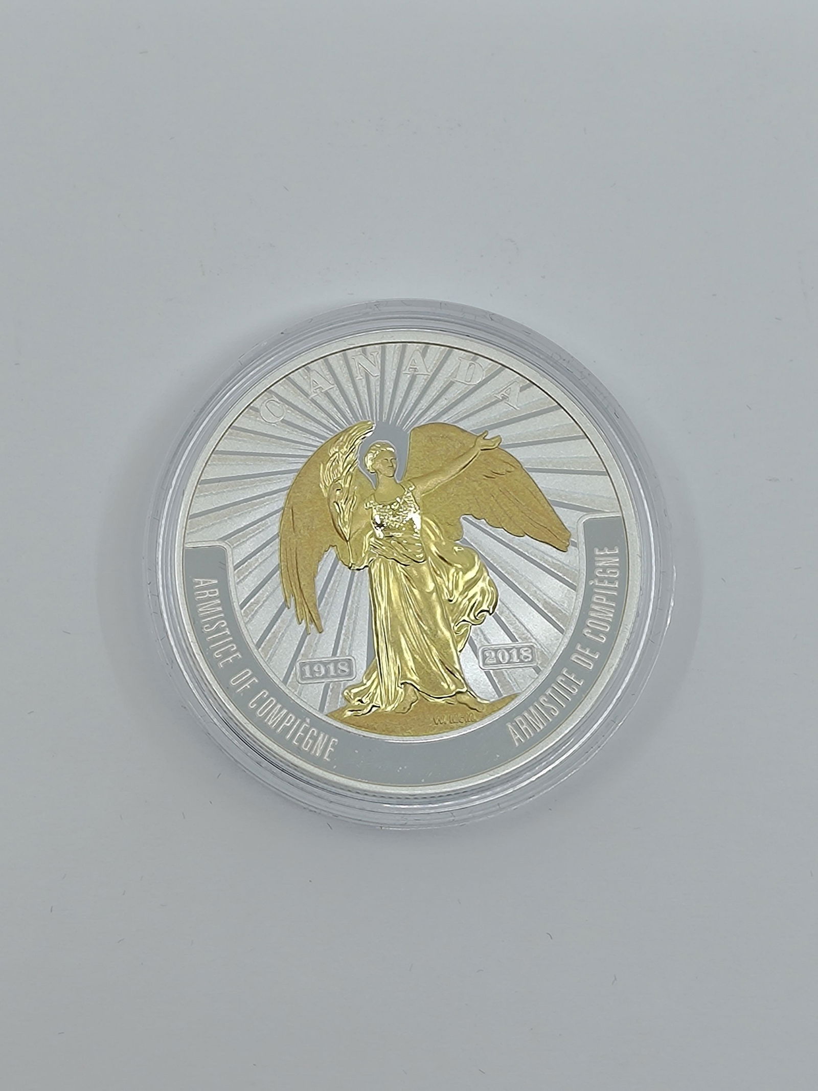 2018 20$ Fine Silver Coin First World War: Battlefront Series Armistice of Compiegne (1 of 4)