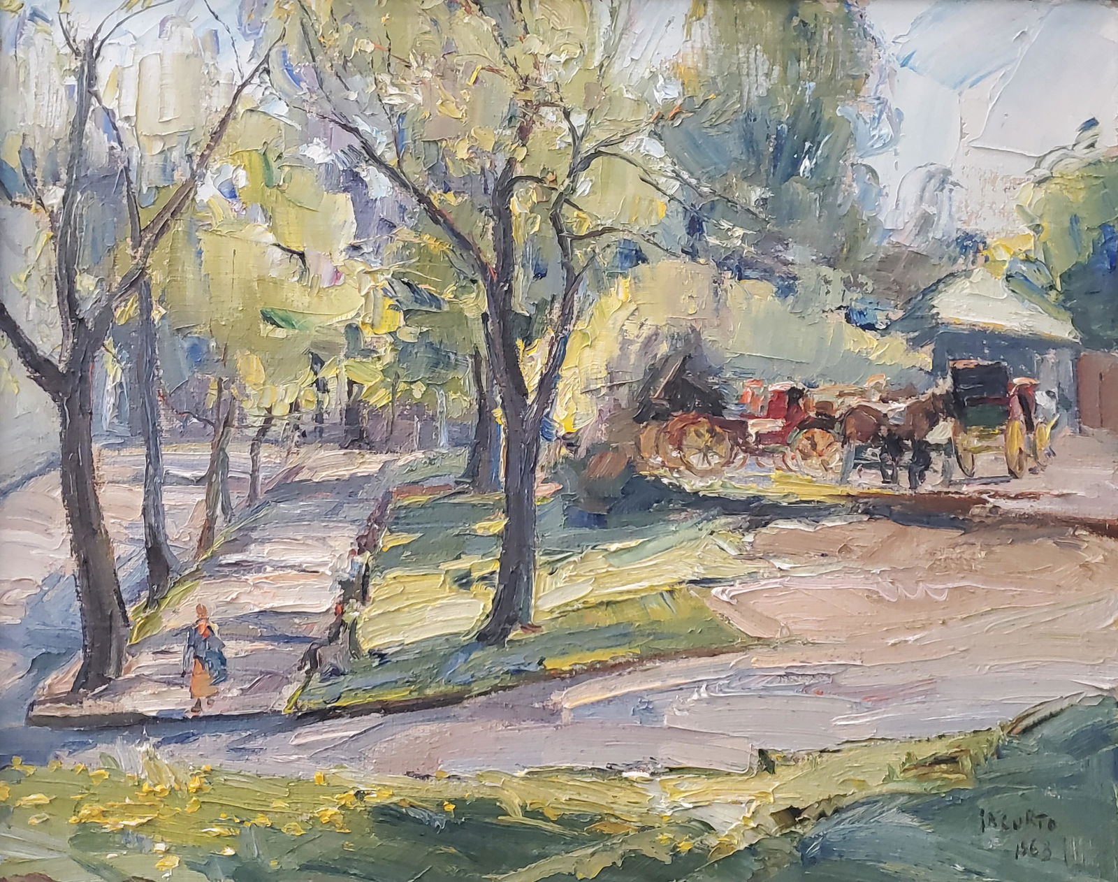 Iacurto, Francesco (1908-2001) Parc et Caleches (1963) (1 of 5)