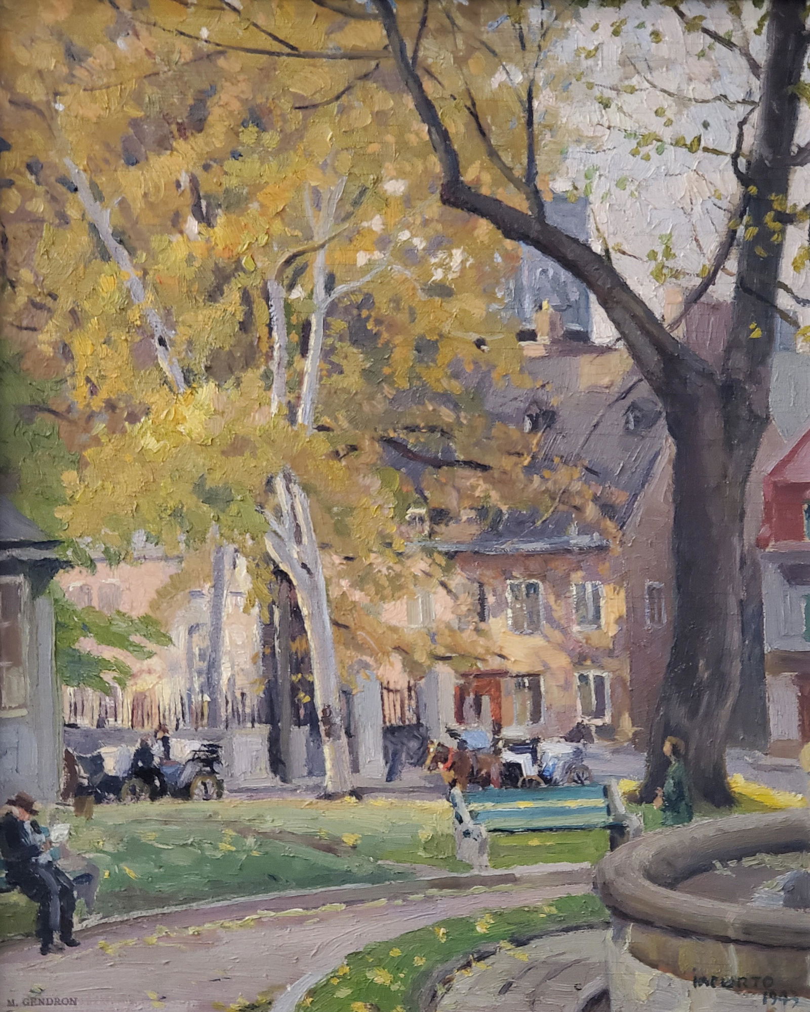 Iacurto, Francesco (1908-2001) Parc, Quebec.(Mr Gendron) (1943) (1 of 6)